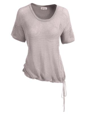 Organic Cotton Mesh Sweater