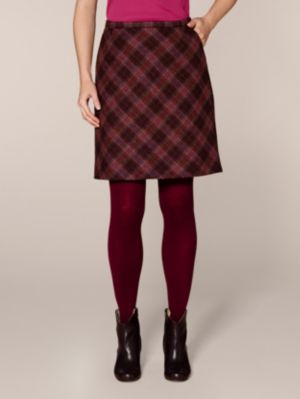 Virgin Wool Tweed Skirt