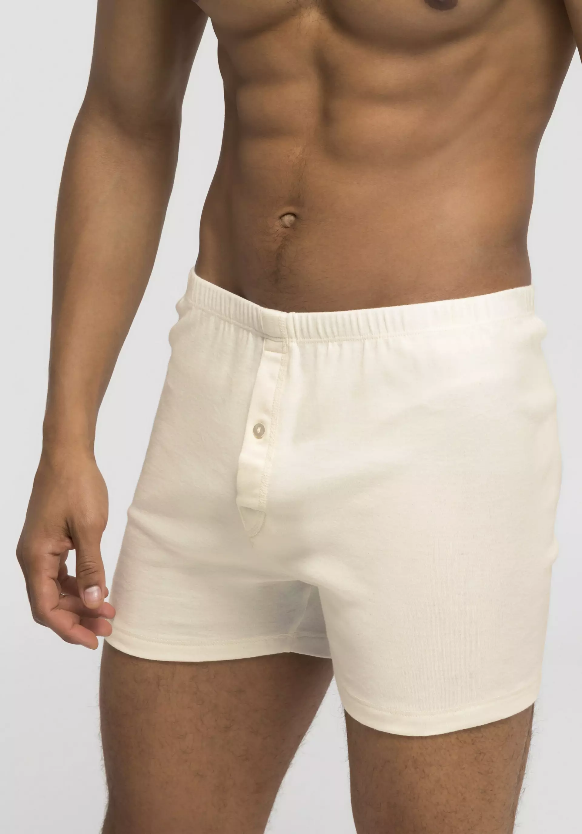 Boxer shorts regular cut PURE NATURE made of pure organic cotton - 1