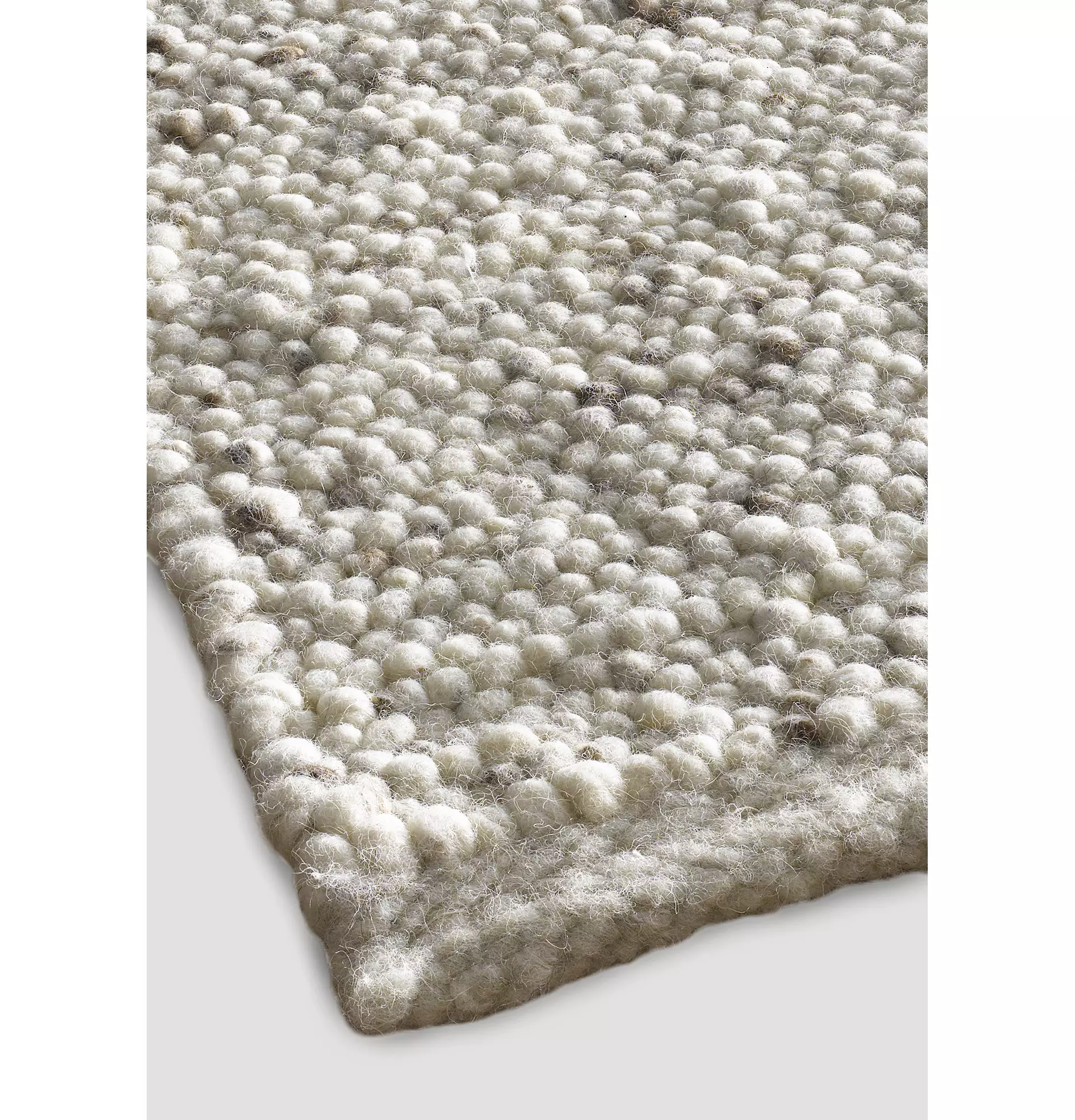 Schurwolle Web-Teppich reiner aus Rhönschaf 32767