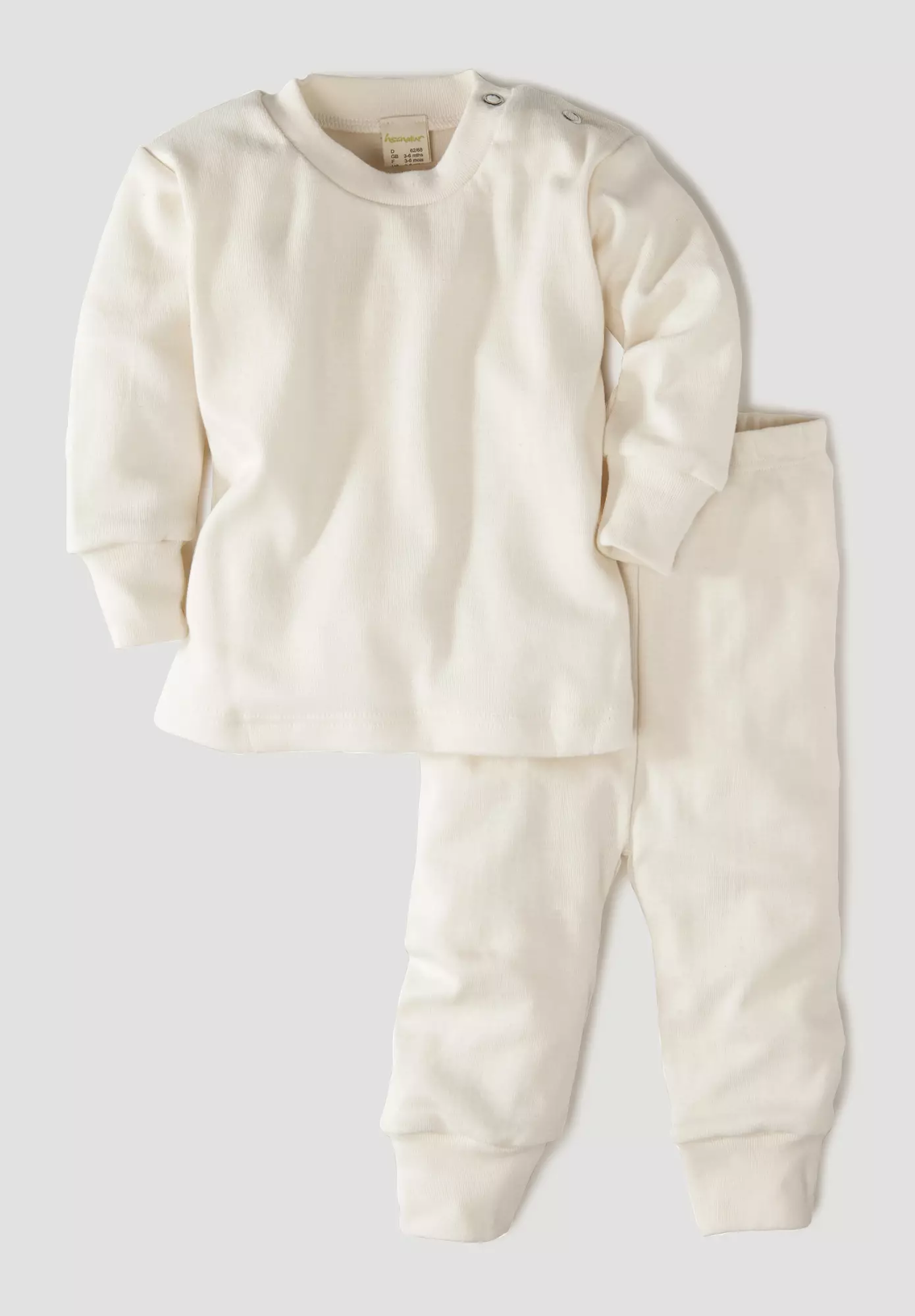 Regular pajamas made from pure organic cotton - 0