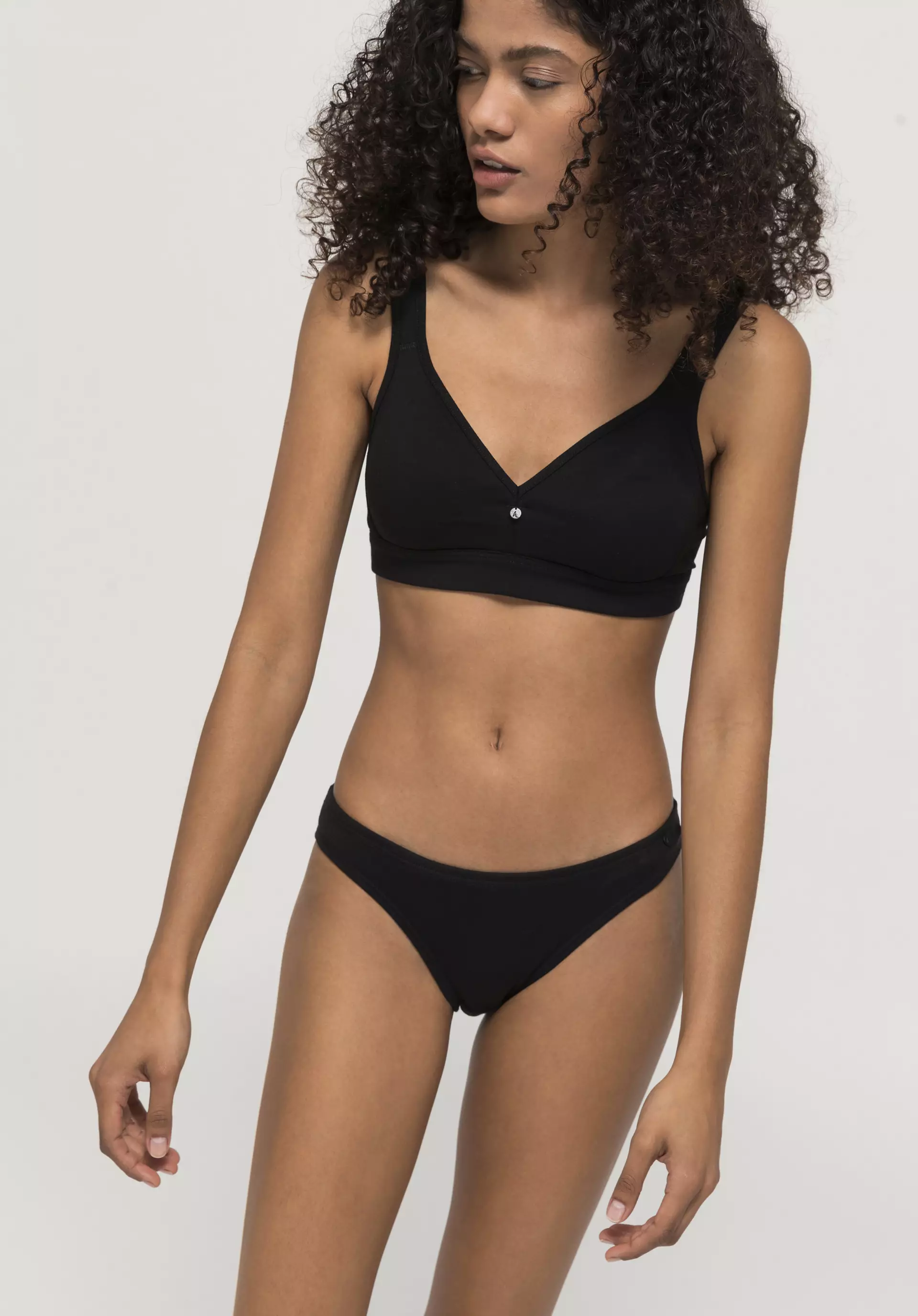 Bra and bikini underwear set - organic cotton