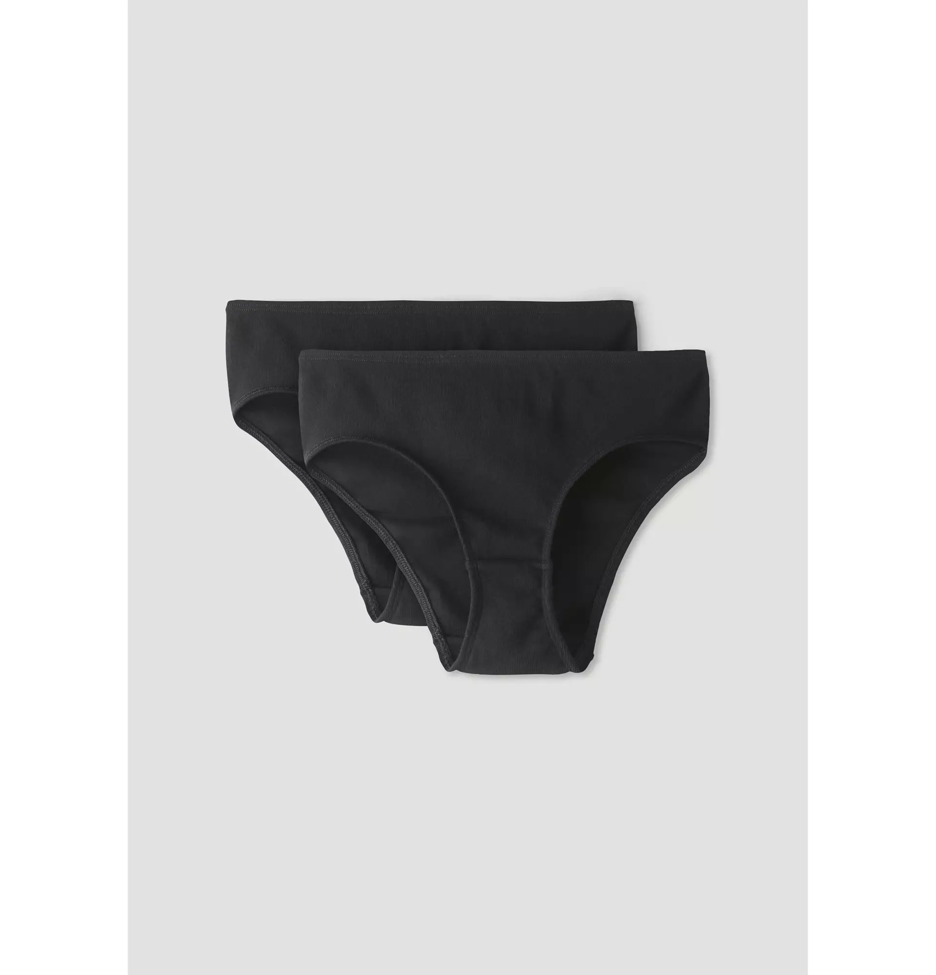 Regular cut briefs in a pack of 2 PURE NATURE made from pure