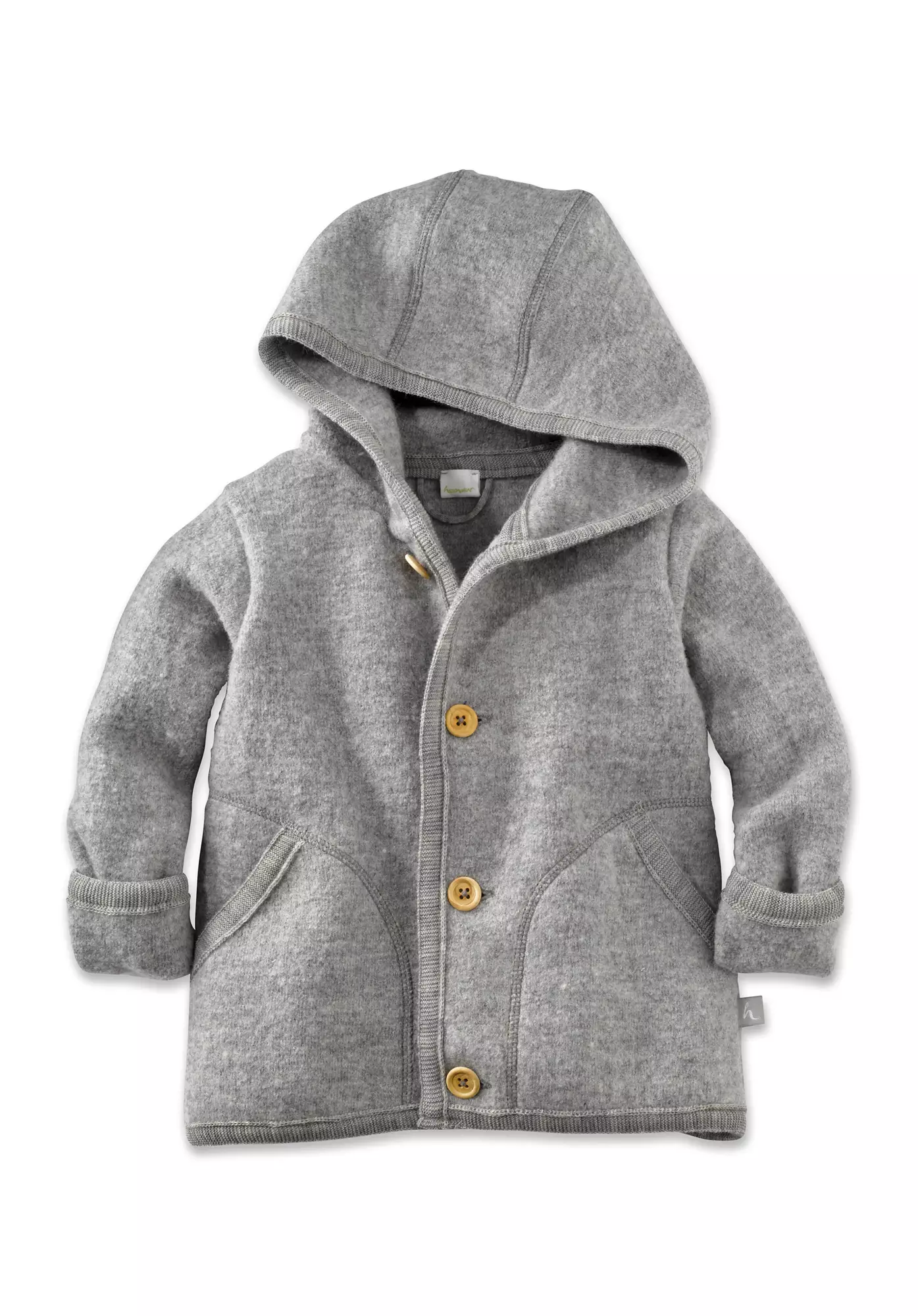 Regular wool jacket made from pure organic merino wool - 1