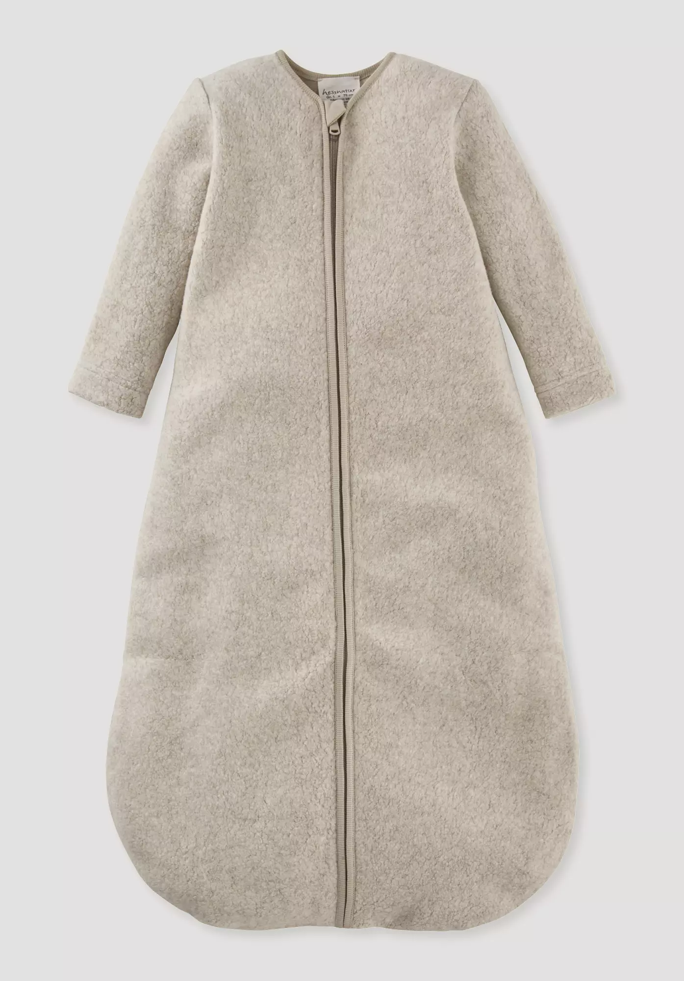 Fleece-Schlafsack aus reiner Bio-Baumwolle - 0