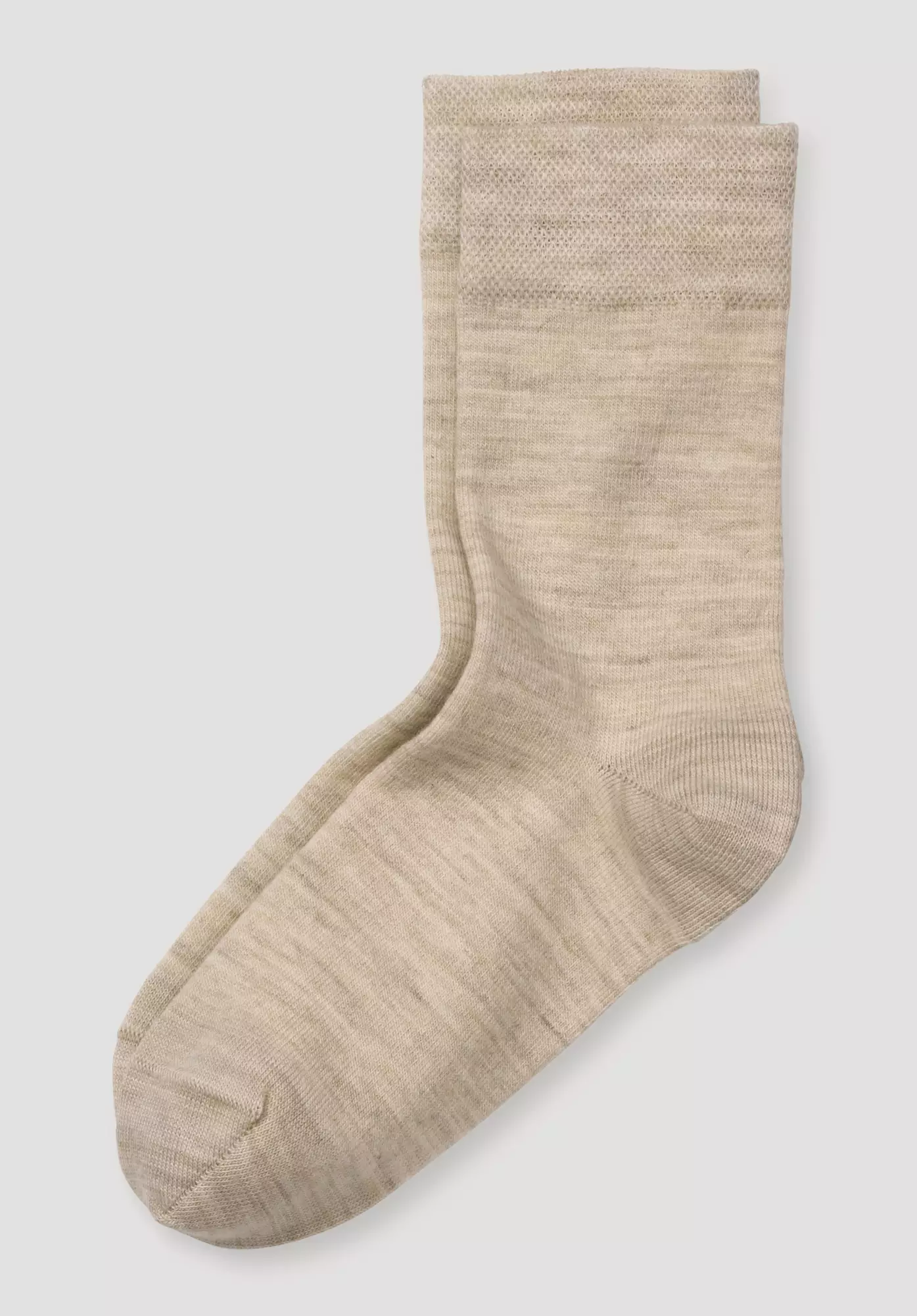 New wool sock with organic cotton - 0