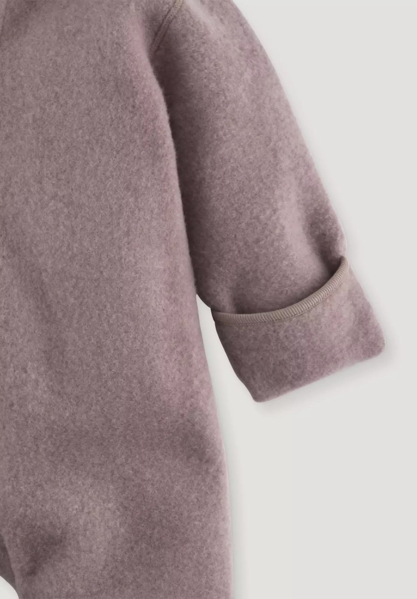 Wool fleece jumpsuit made from organic merino wool - 2