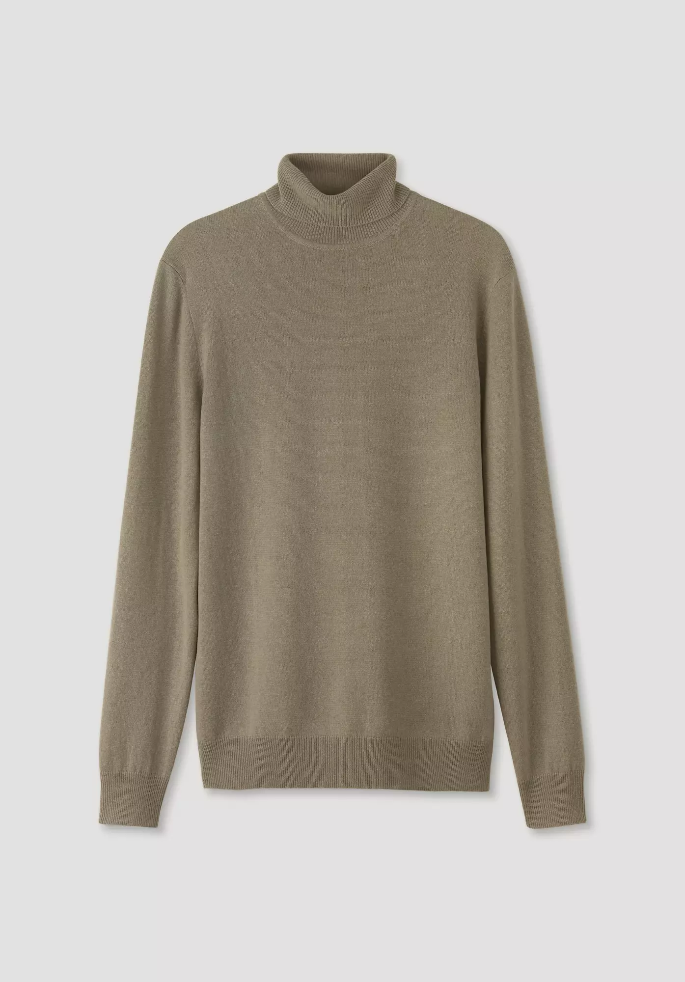 Regular turtleneck sweater made of virgin wool with cashmere - 4
