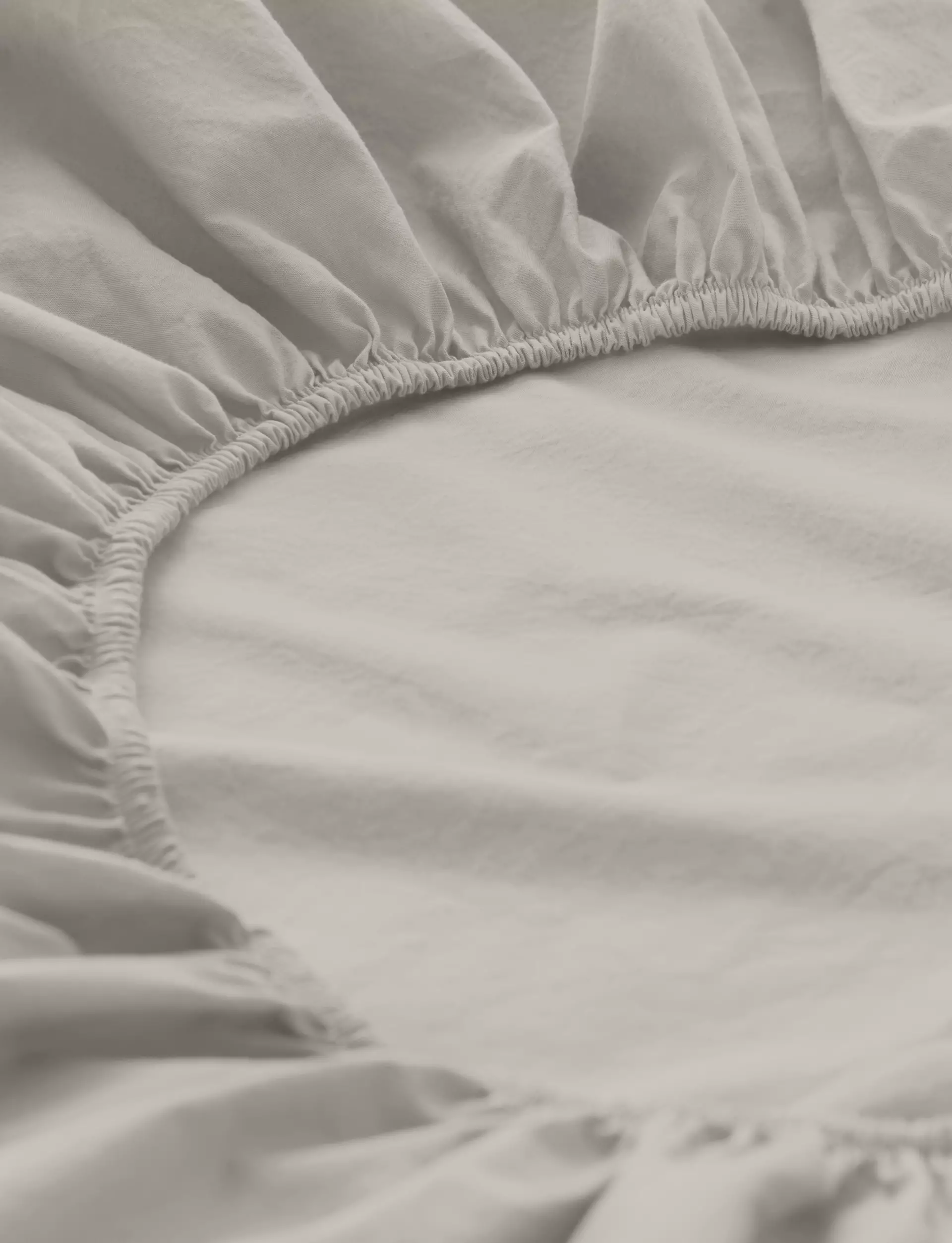 Percale fitted sheet made from pure organic cotton - 0