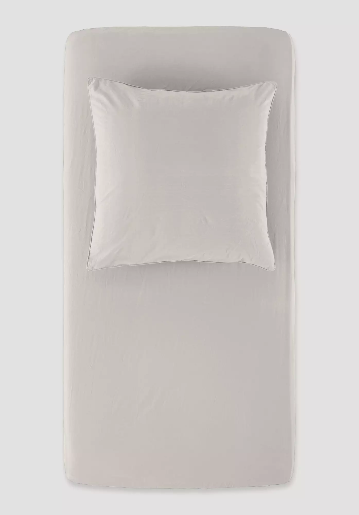 Percale fitted sheet made from pure organic cotton - 1