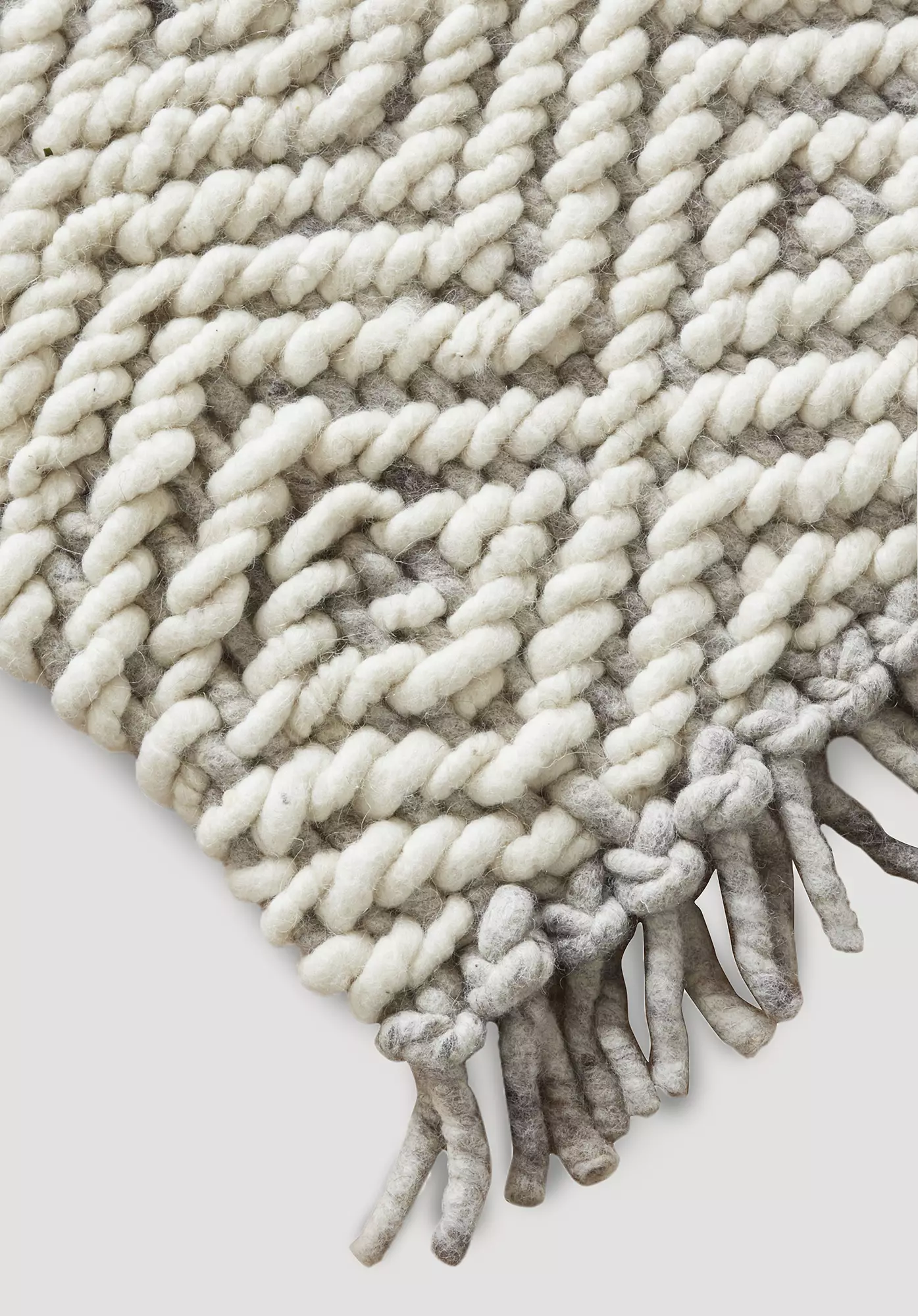 Structured carpet Deichschaf made of pure new wool - 1