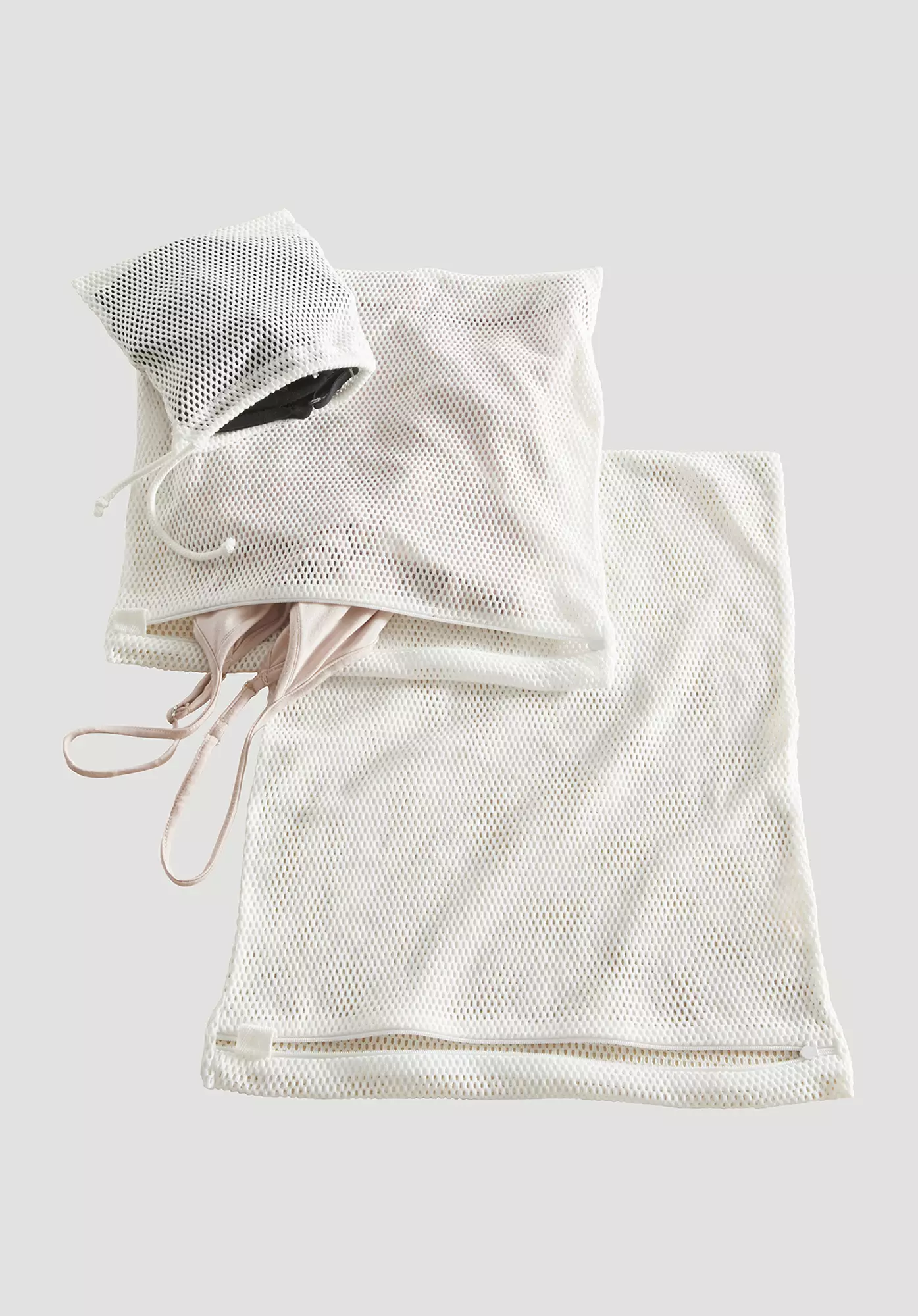 Laundry net in a set made of pure organic cotton - 0