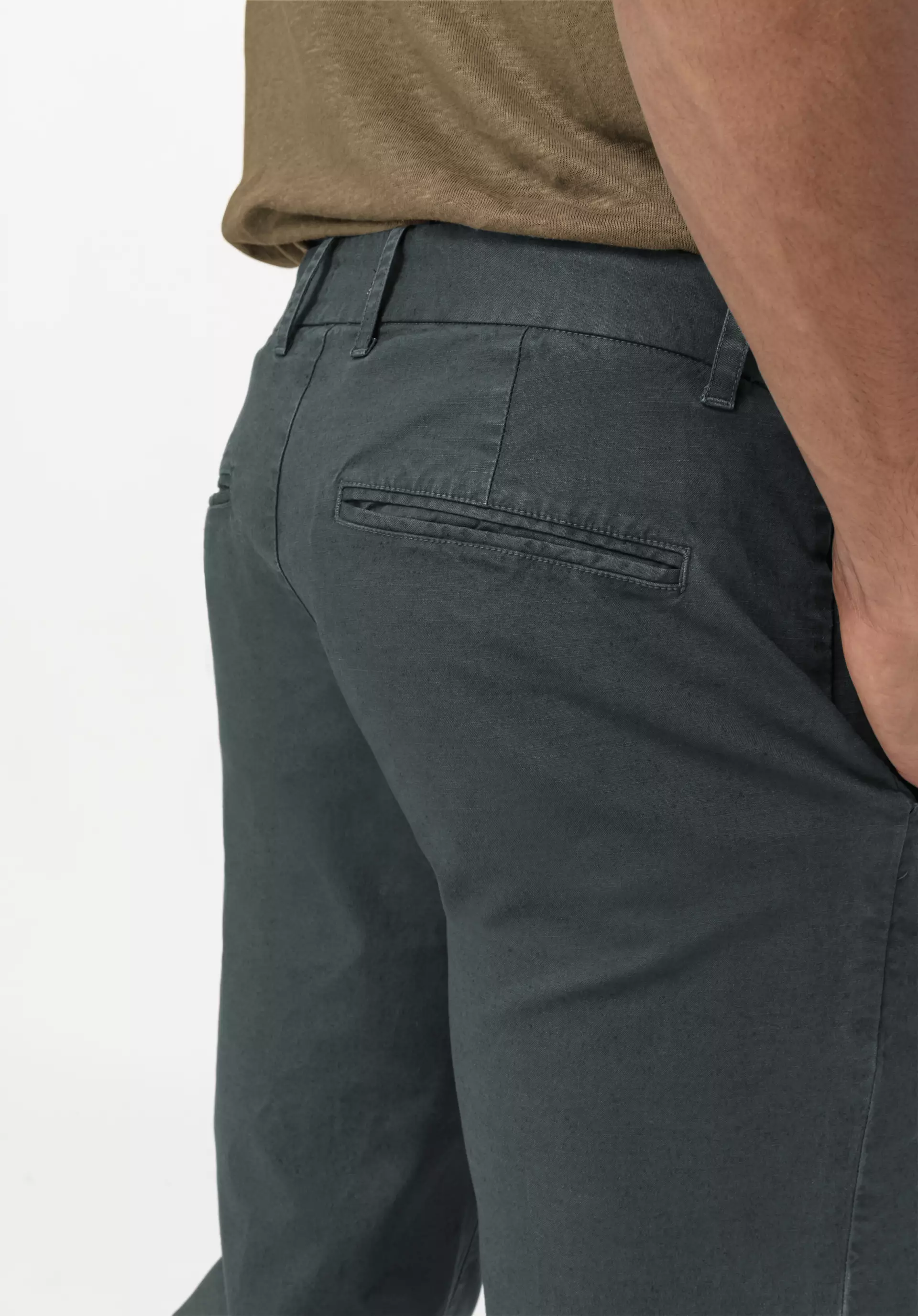Modern fit chinos made of organic cotton with hemp - 2