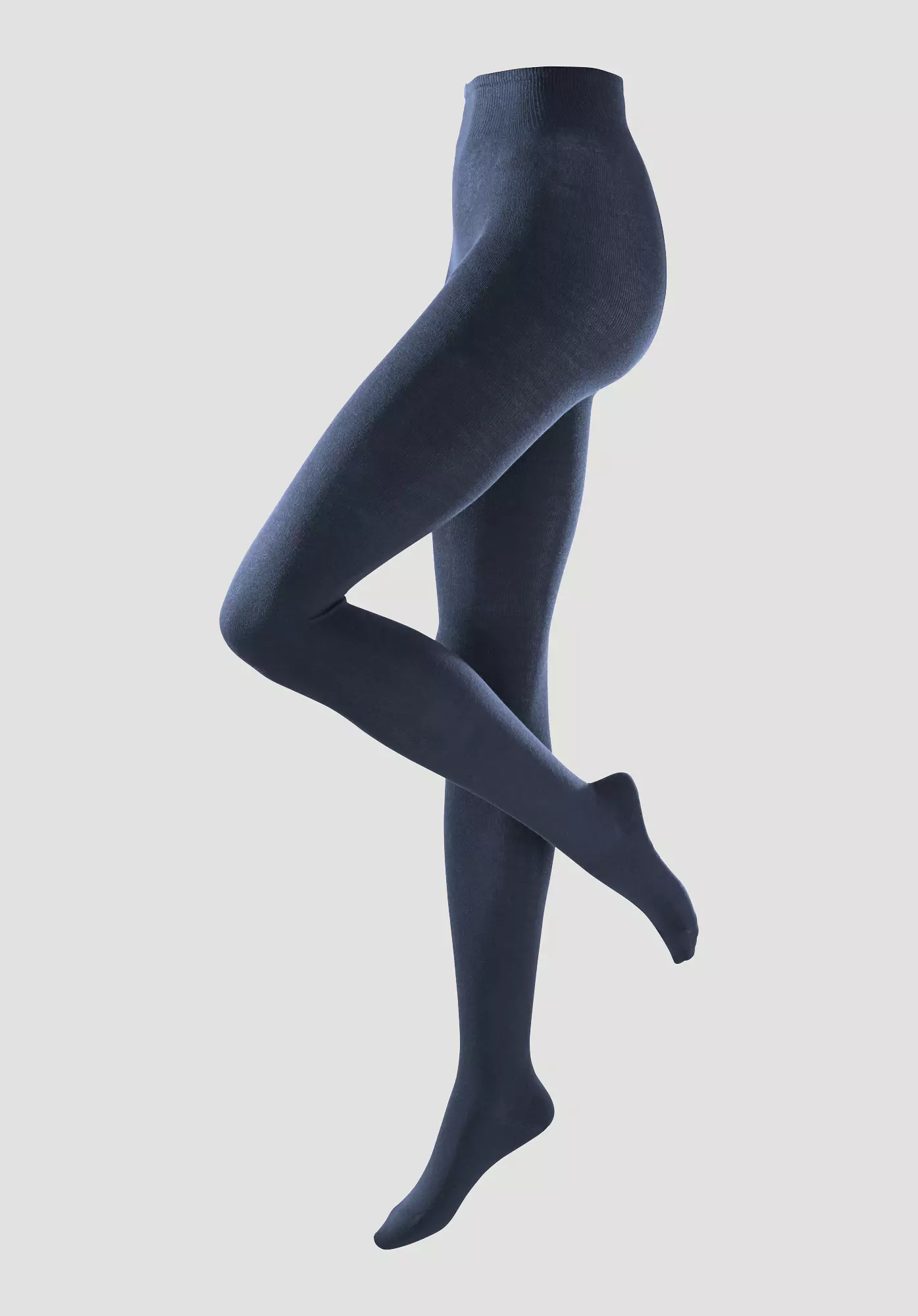 Opaque tights made of organic cotton - 0