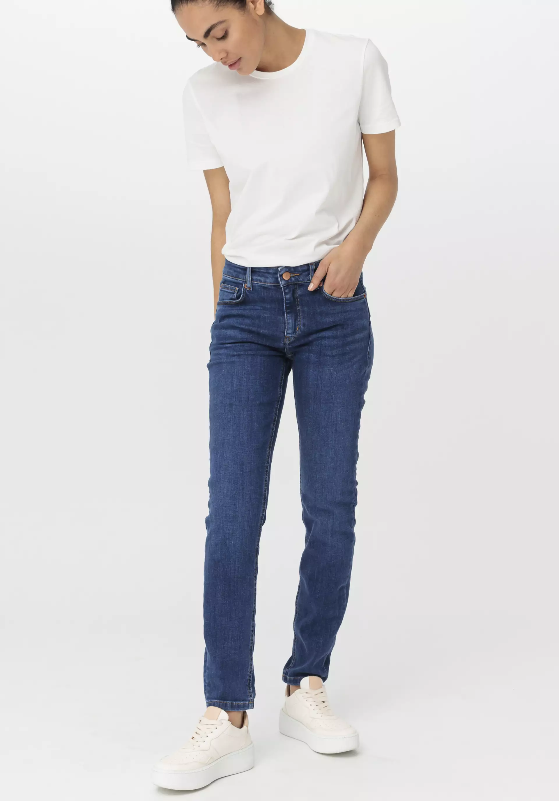 Jeans LINA Mid Rise Skinny aus Bio-Denim - 3