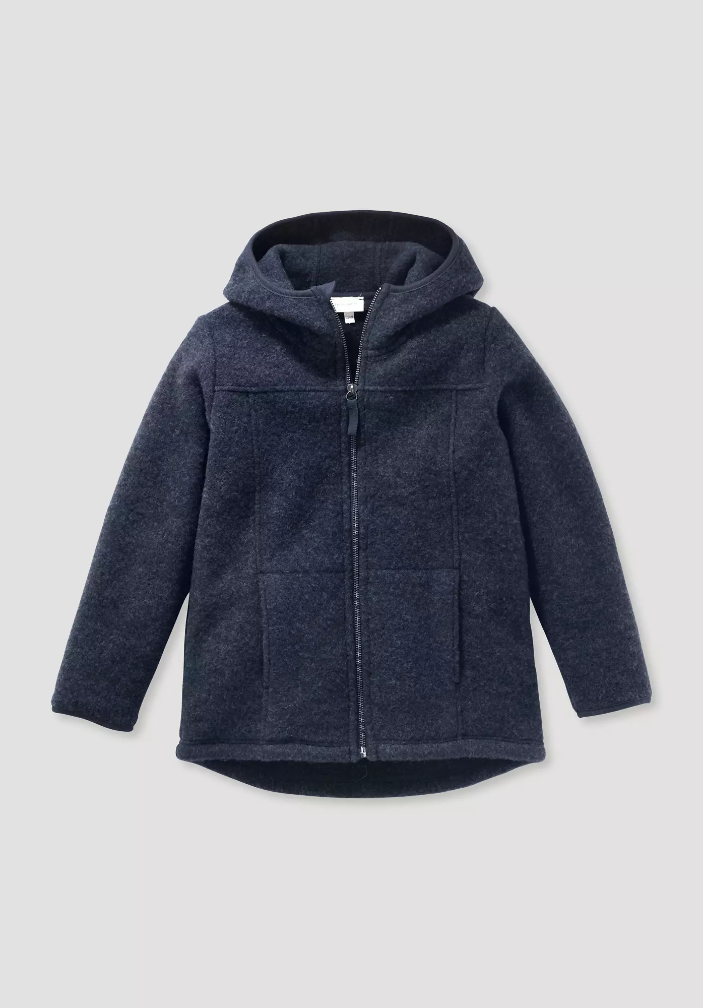 Regular wool fleece jacket made from pure organic merino wool - 1