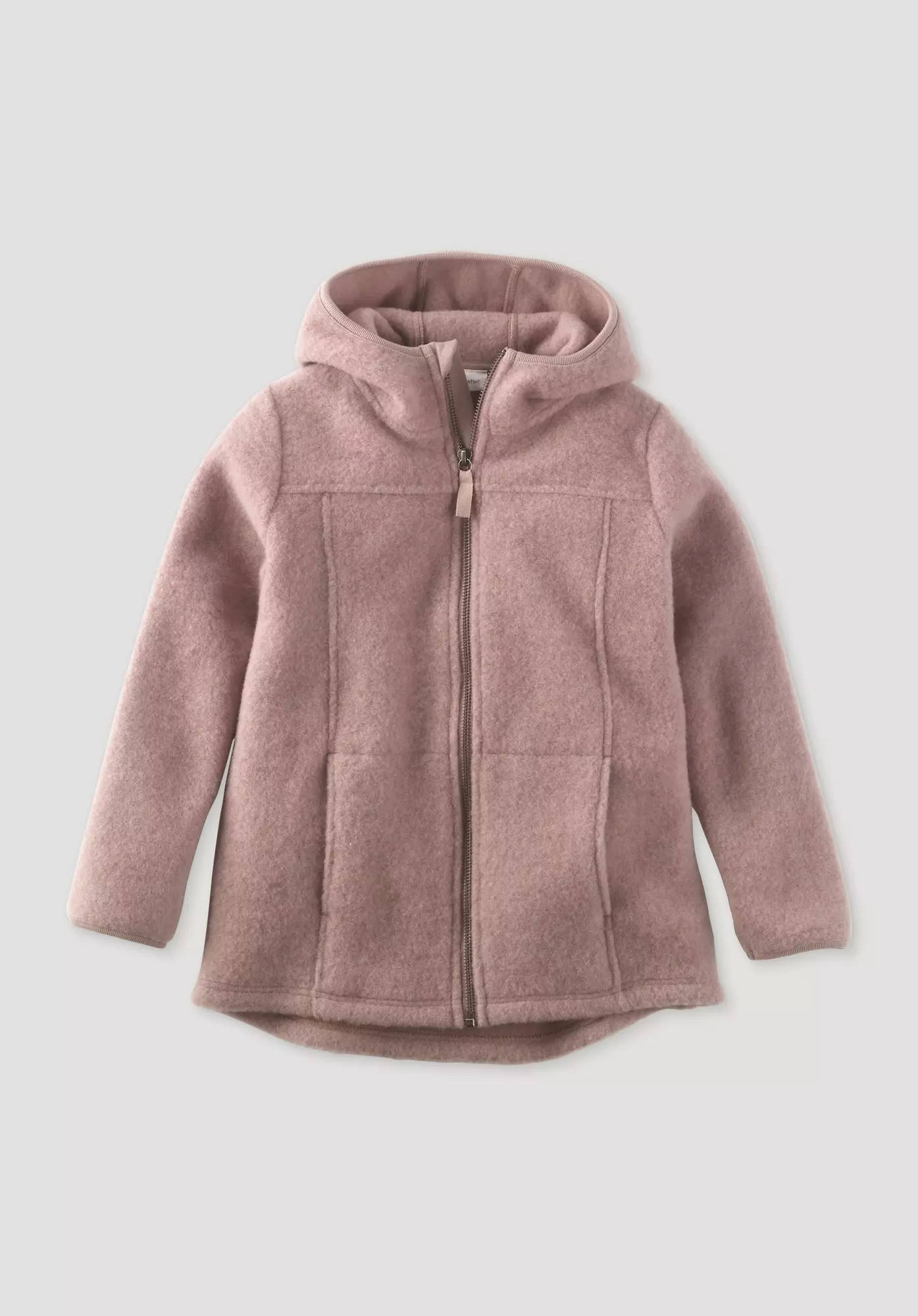 Regular wool fleece jacket made from pure organic merino wool - 0