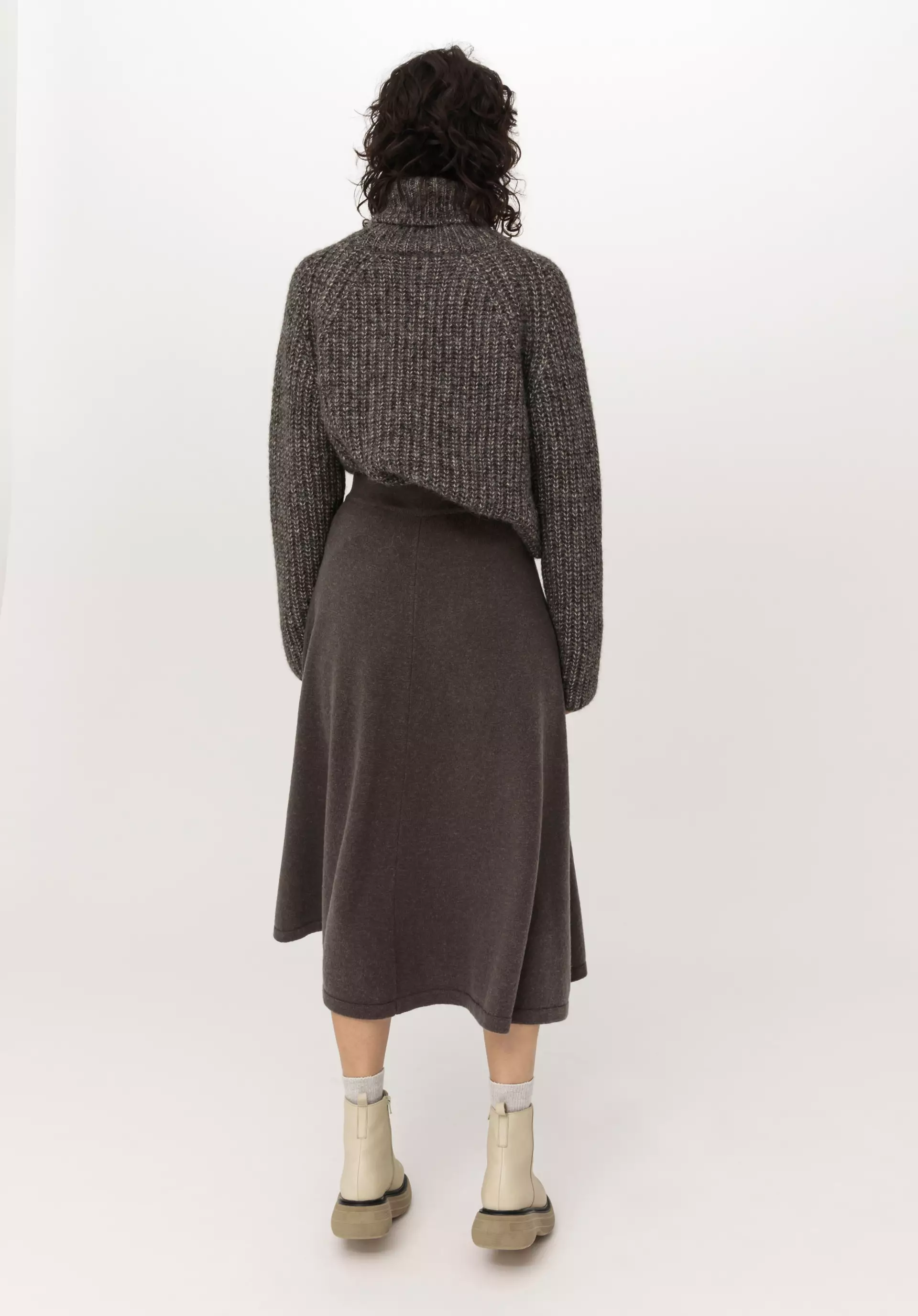 Knitted skirt made of pure lambswool - 2