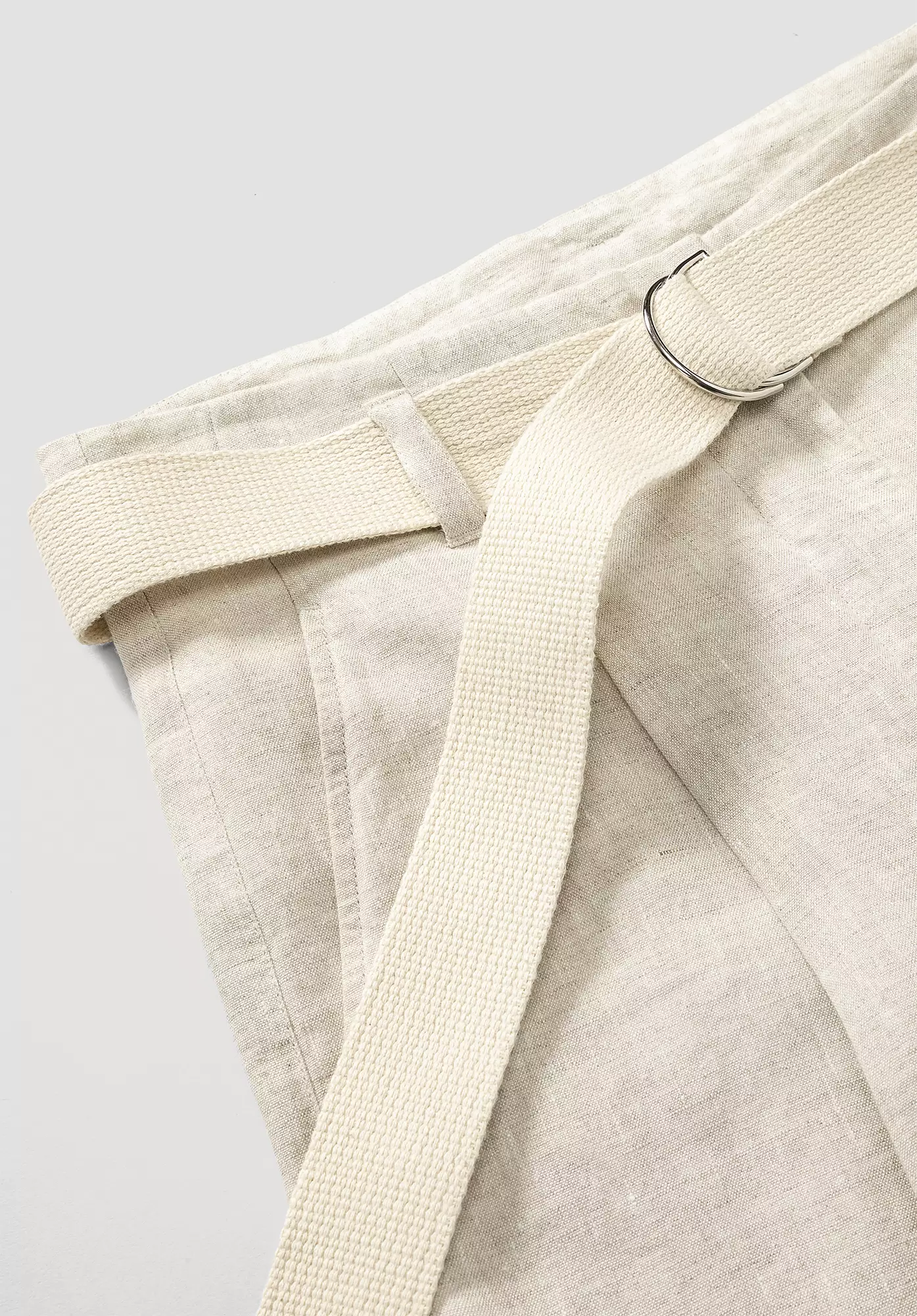 High-waist trousers made from pure organic linen - 5