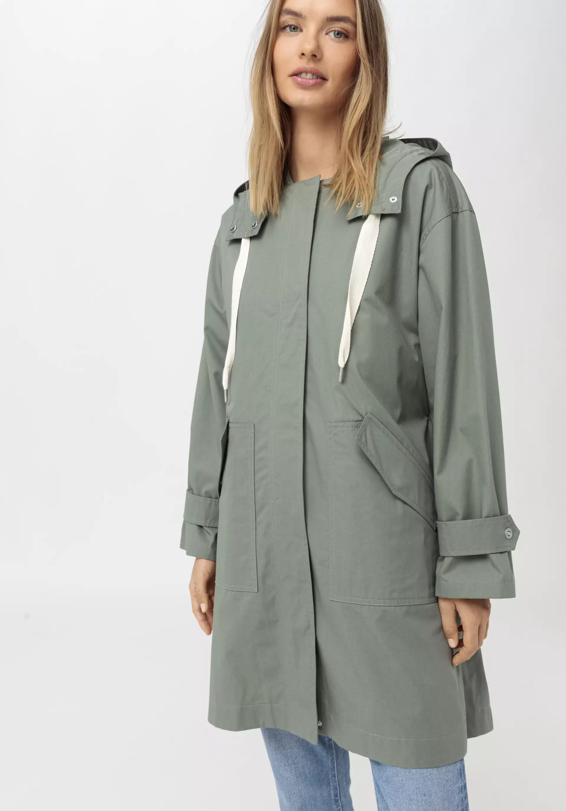 Parka Nature Shell made from pure organic cotton - 1