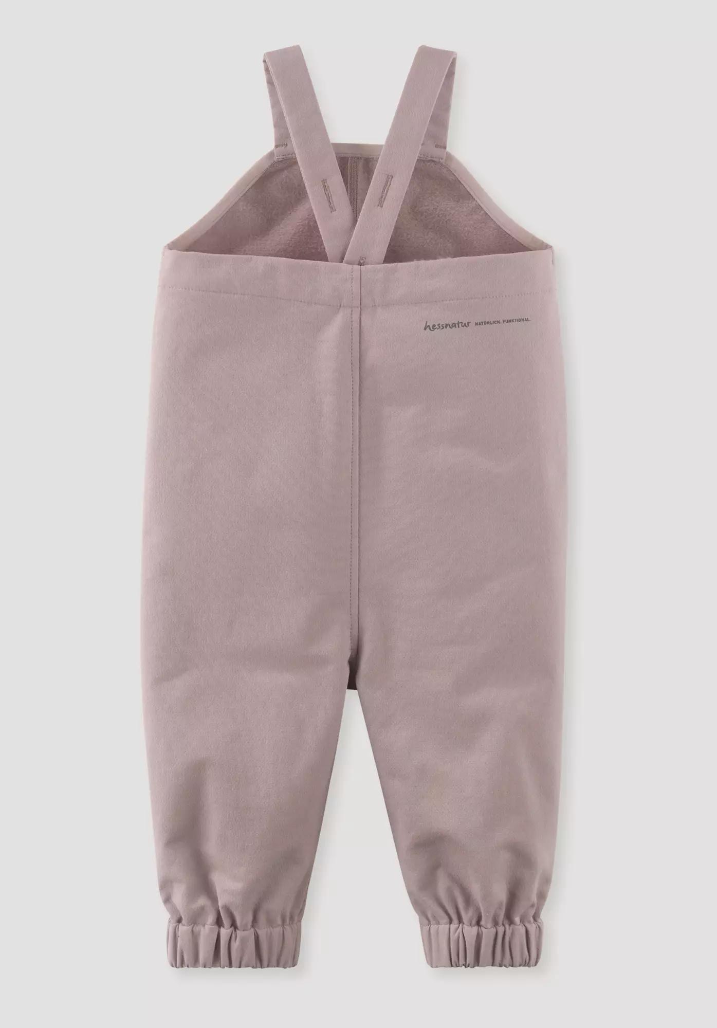 Relaxed softshell dungarees made of organic cotton - 2