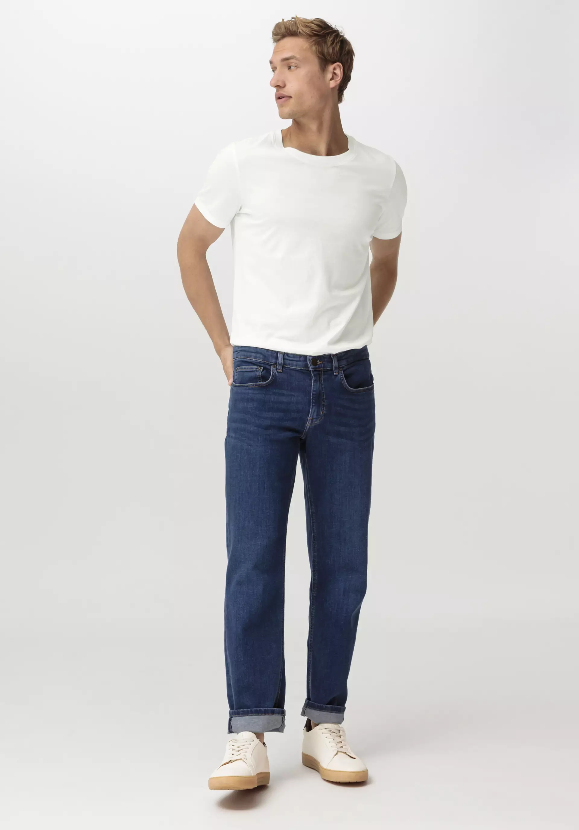 BEN Regular Straight jeans made from organic denim - 0