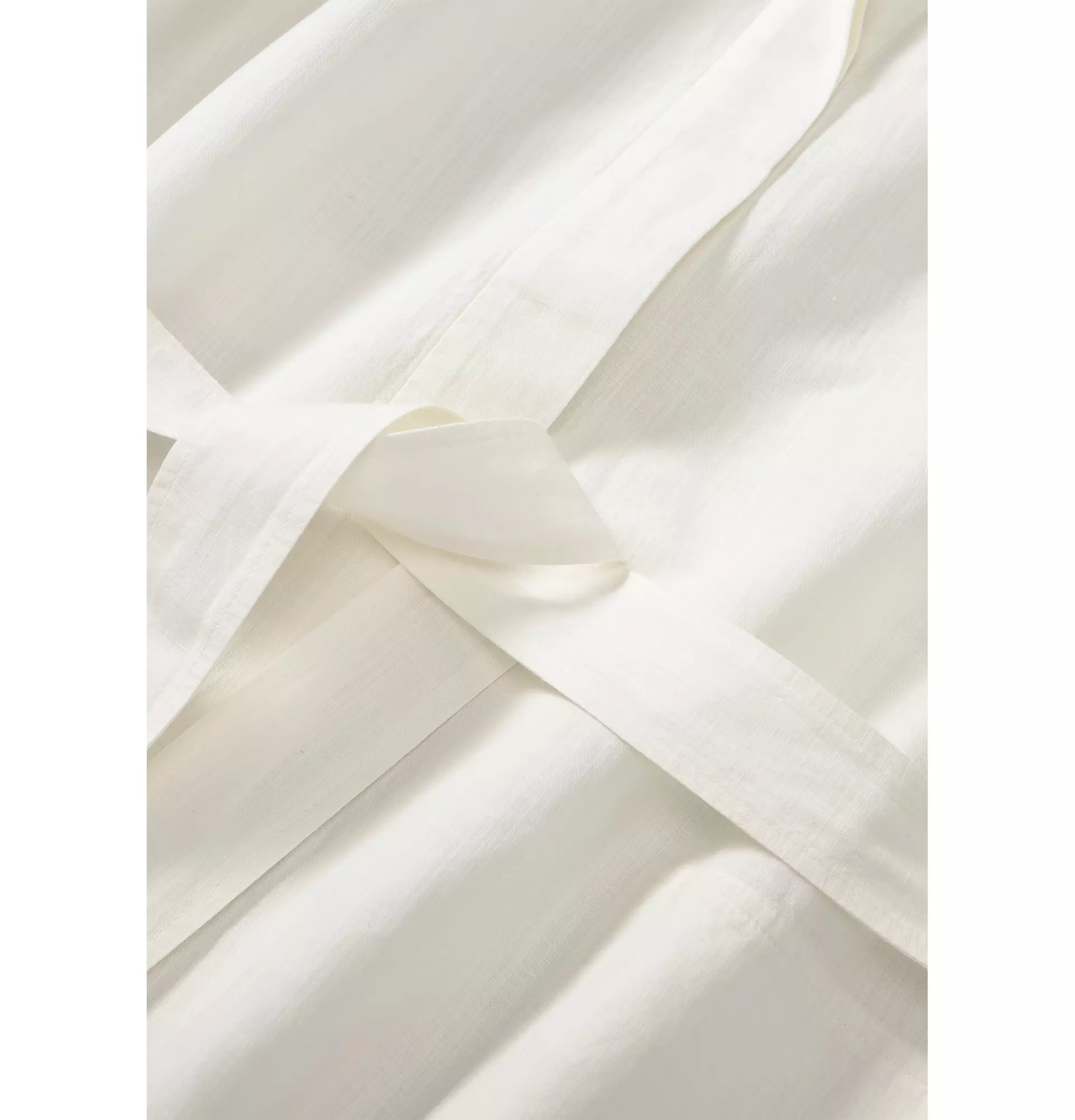 Hemdblusen-Kleid aus Bio-Baumwolle mit Leinen - 5