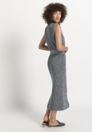 linen knit dress