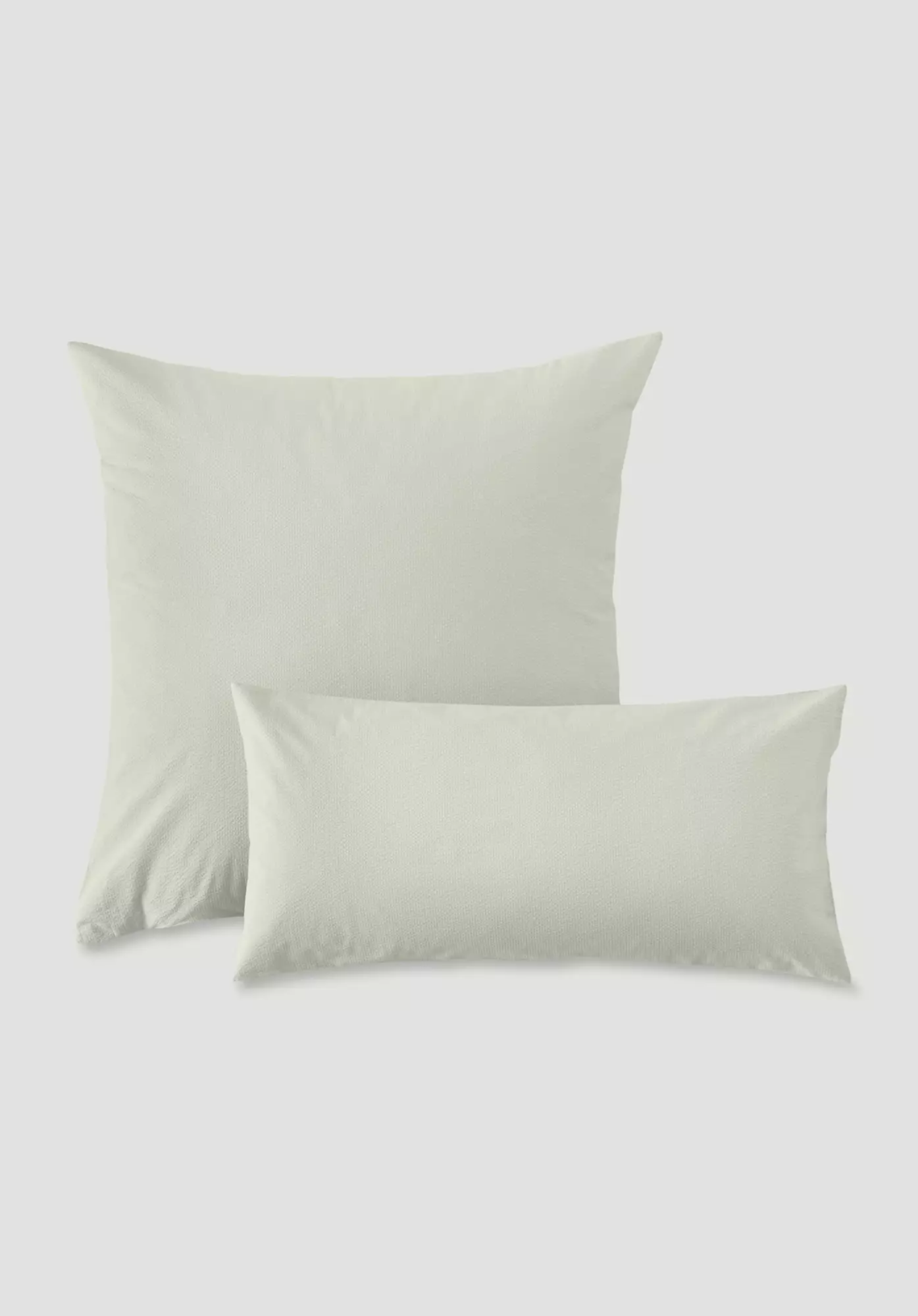Seersucker pillowcase made from pure organic cotton - 1