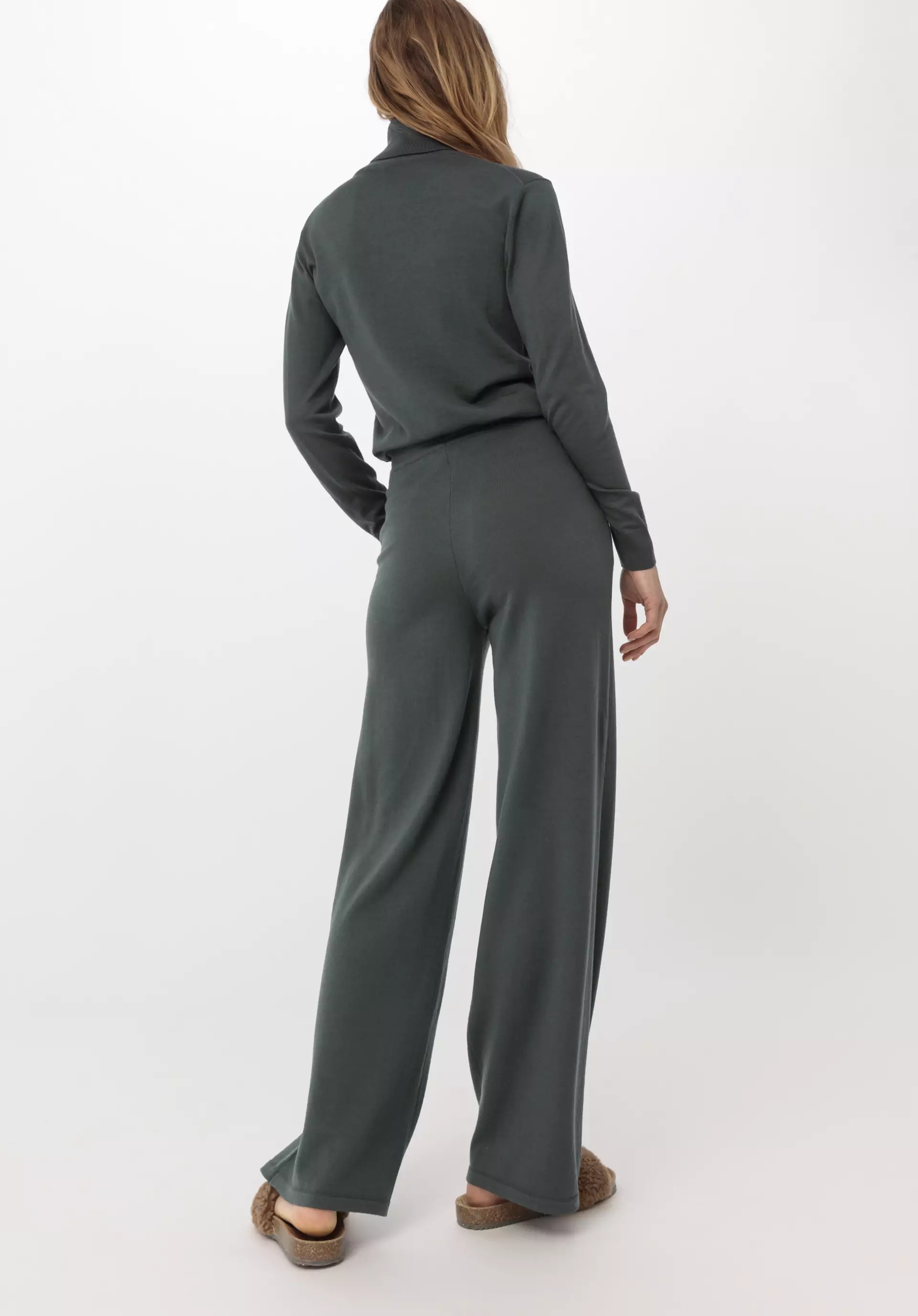 Knitted pants made from pure organic merino wool - 2