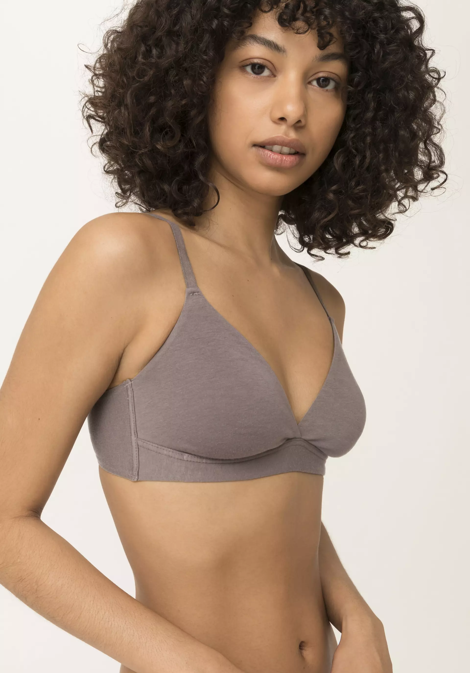 PURE SENSE non-wired triangle bra made from organic cotton and