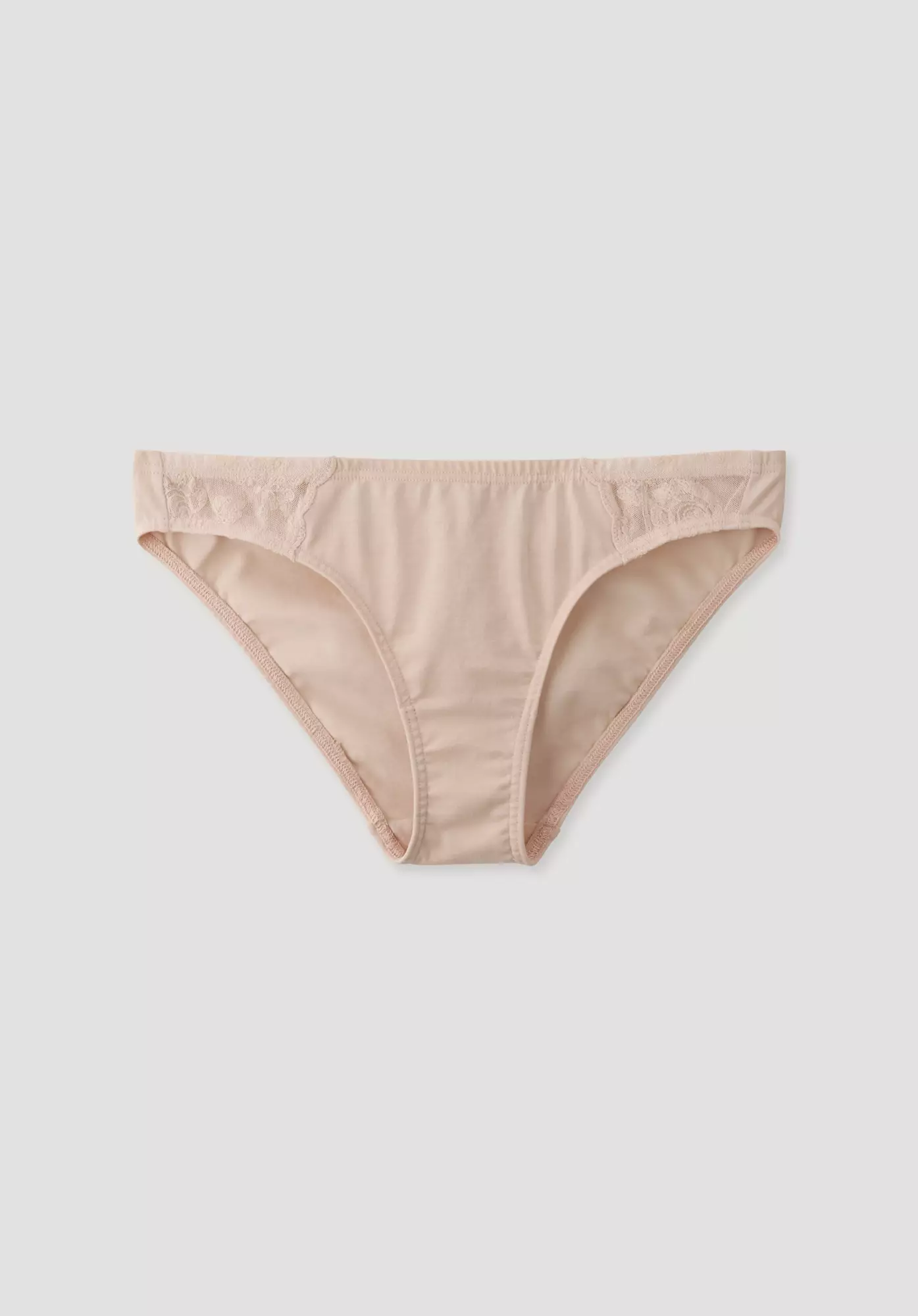 Regular cut mini briefs with embroidery made from organic cotton - 2