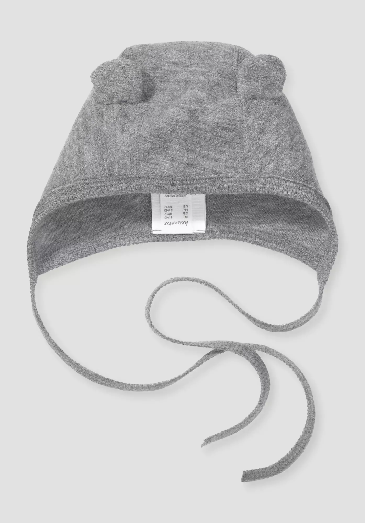 Wool terry cap Slim made from pure organic merino wool - 0
