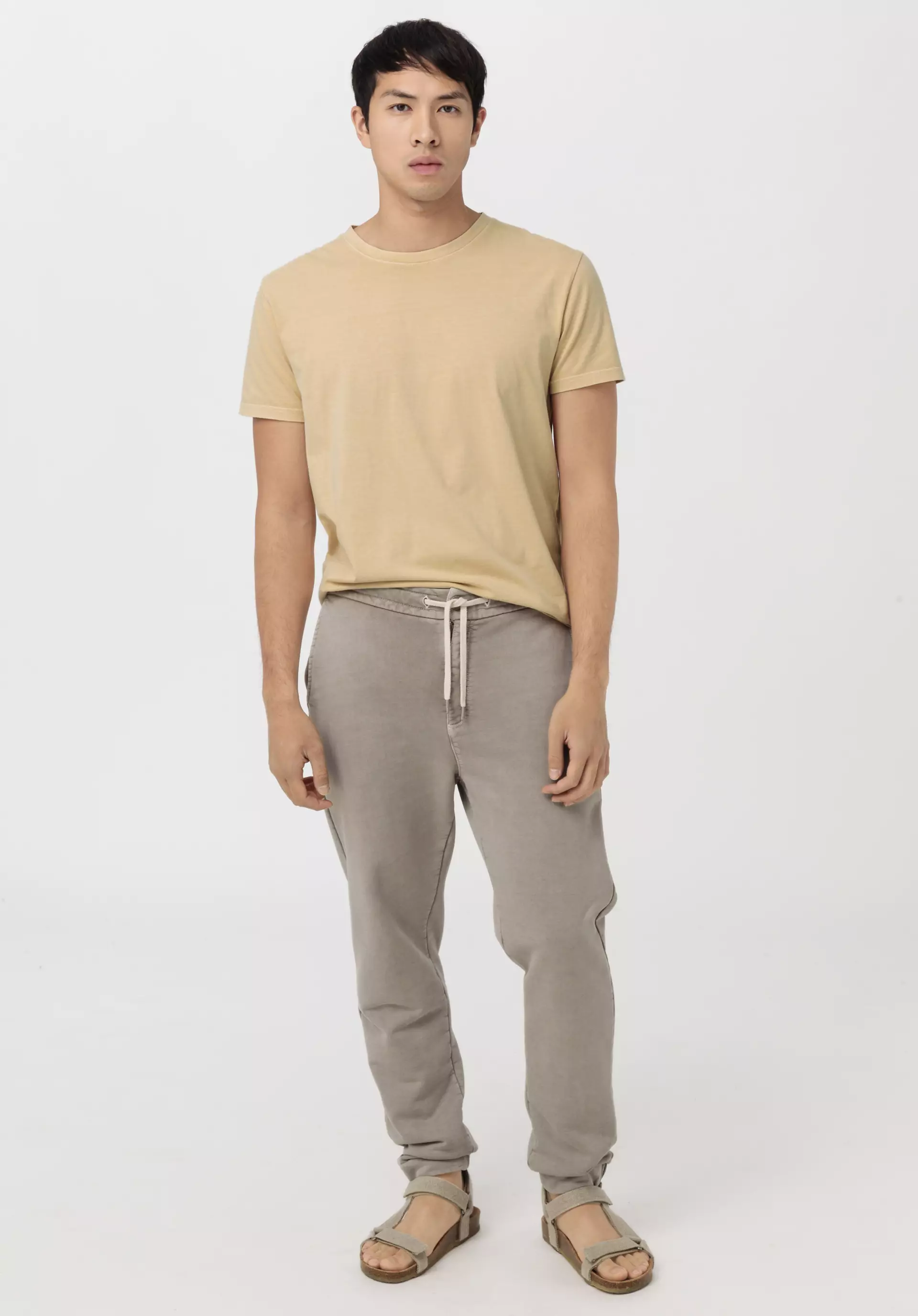 Jogging pants, mineral-dyed, made of pure organic cotton - 1