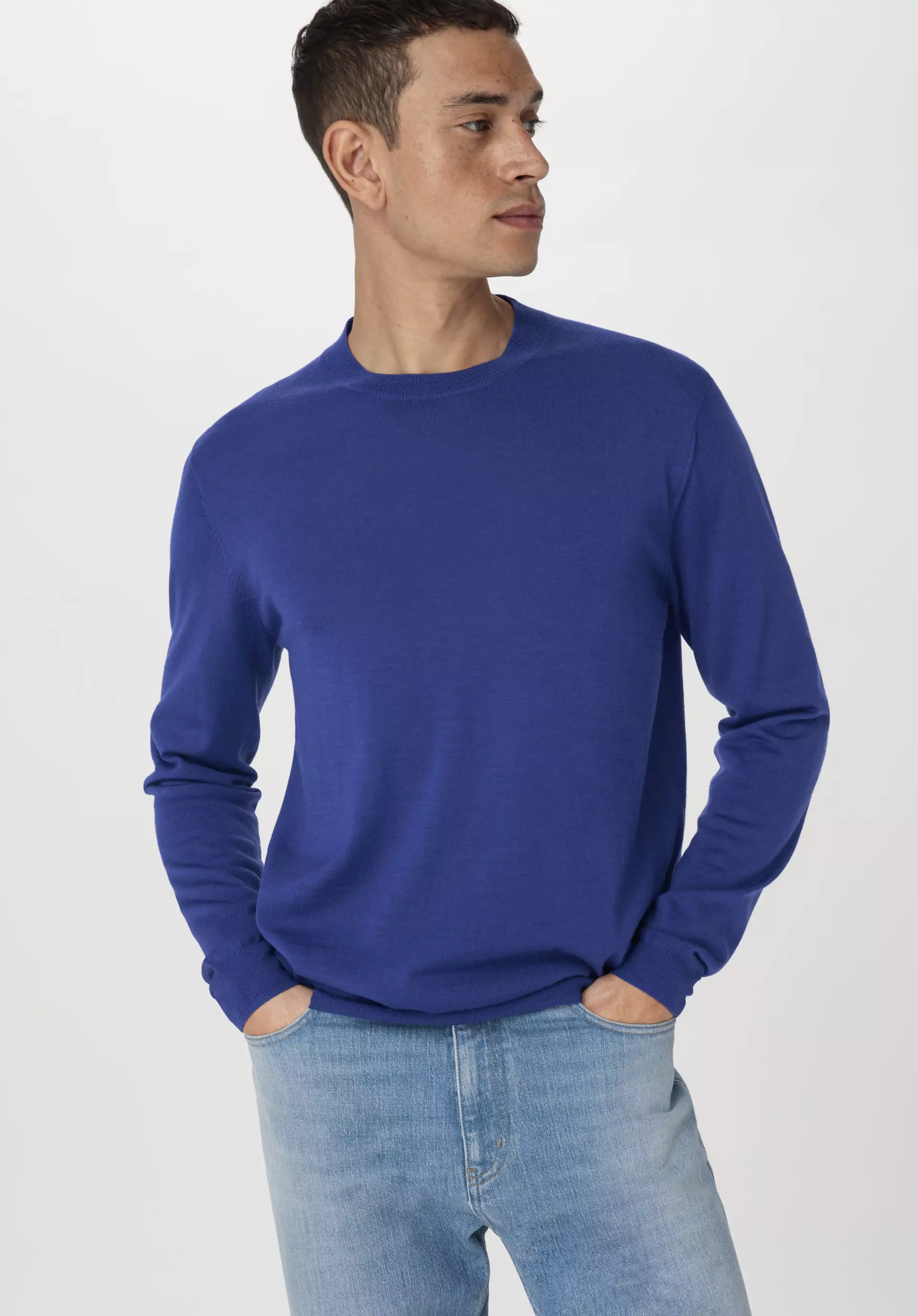 Fine regular sweater made from pure organic merino wool - 2