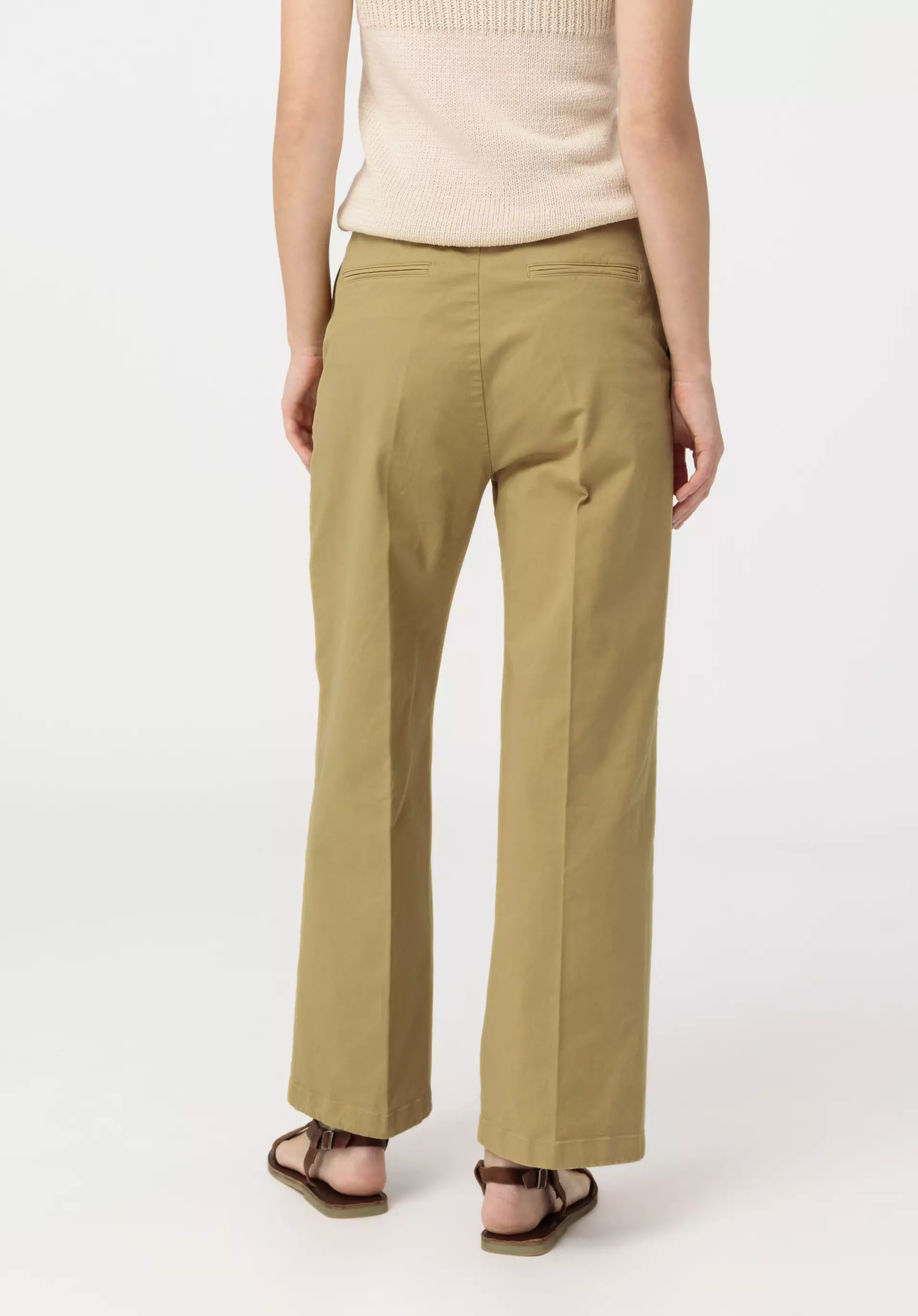 Wide leg trousers made from organic cotton with hemp - 2