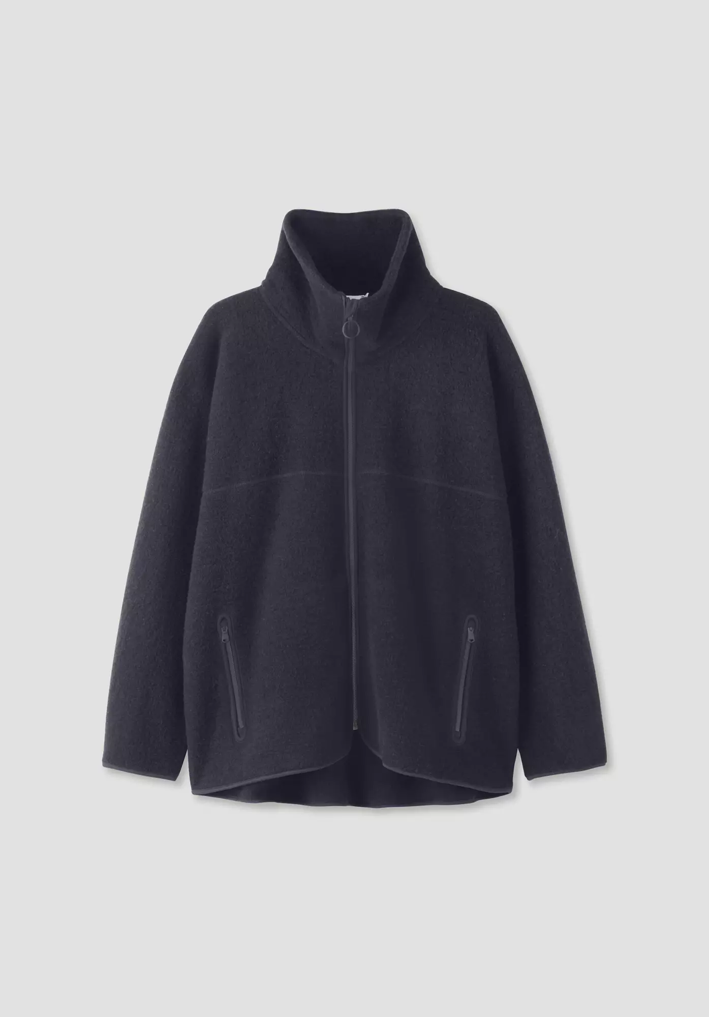 Wool fleece jacket made from pure organic merino wool - 4