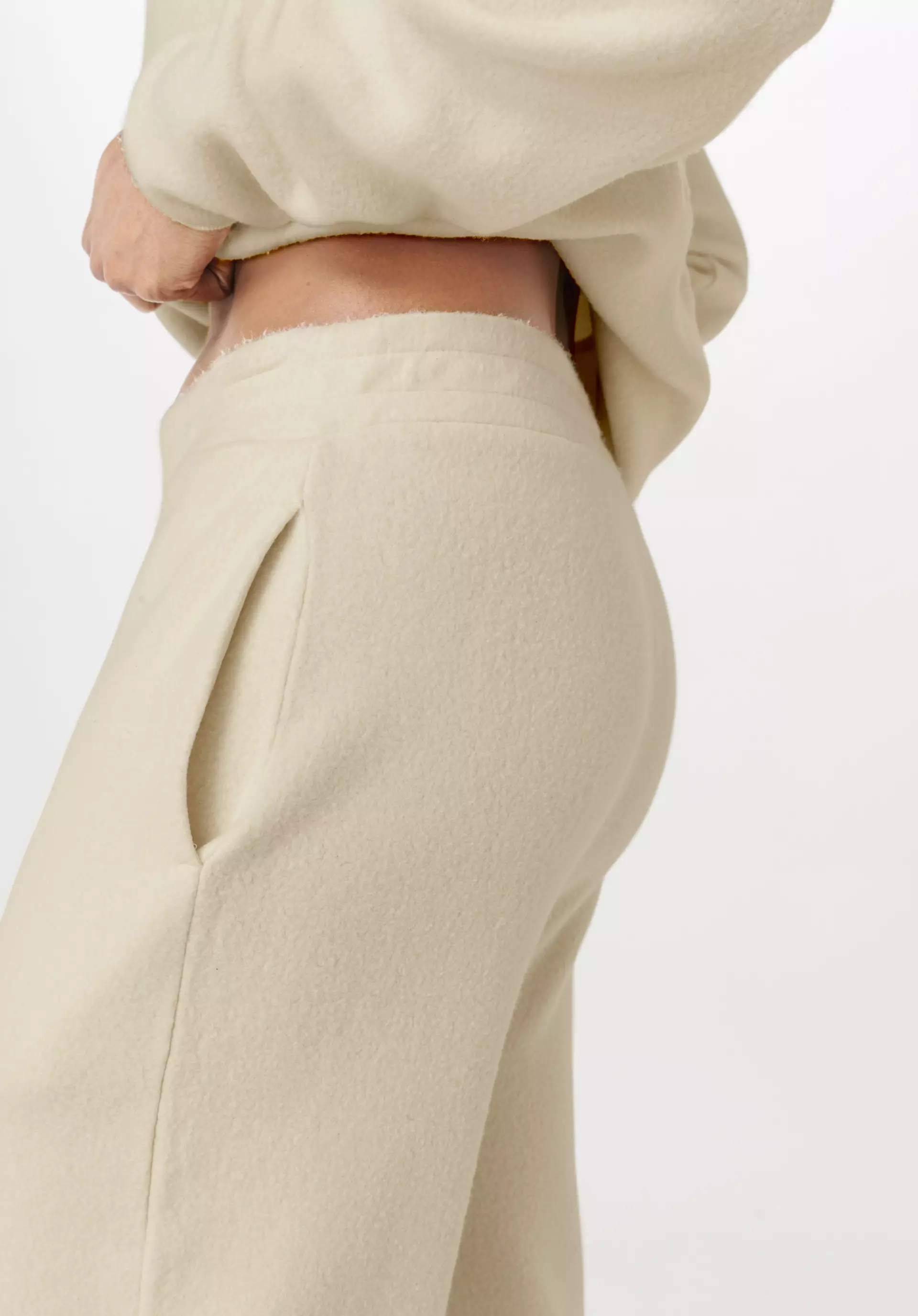 Fleece trousers Relaxed ACTIVE LIGHT made from pure organic cotton - 0