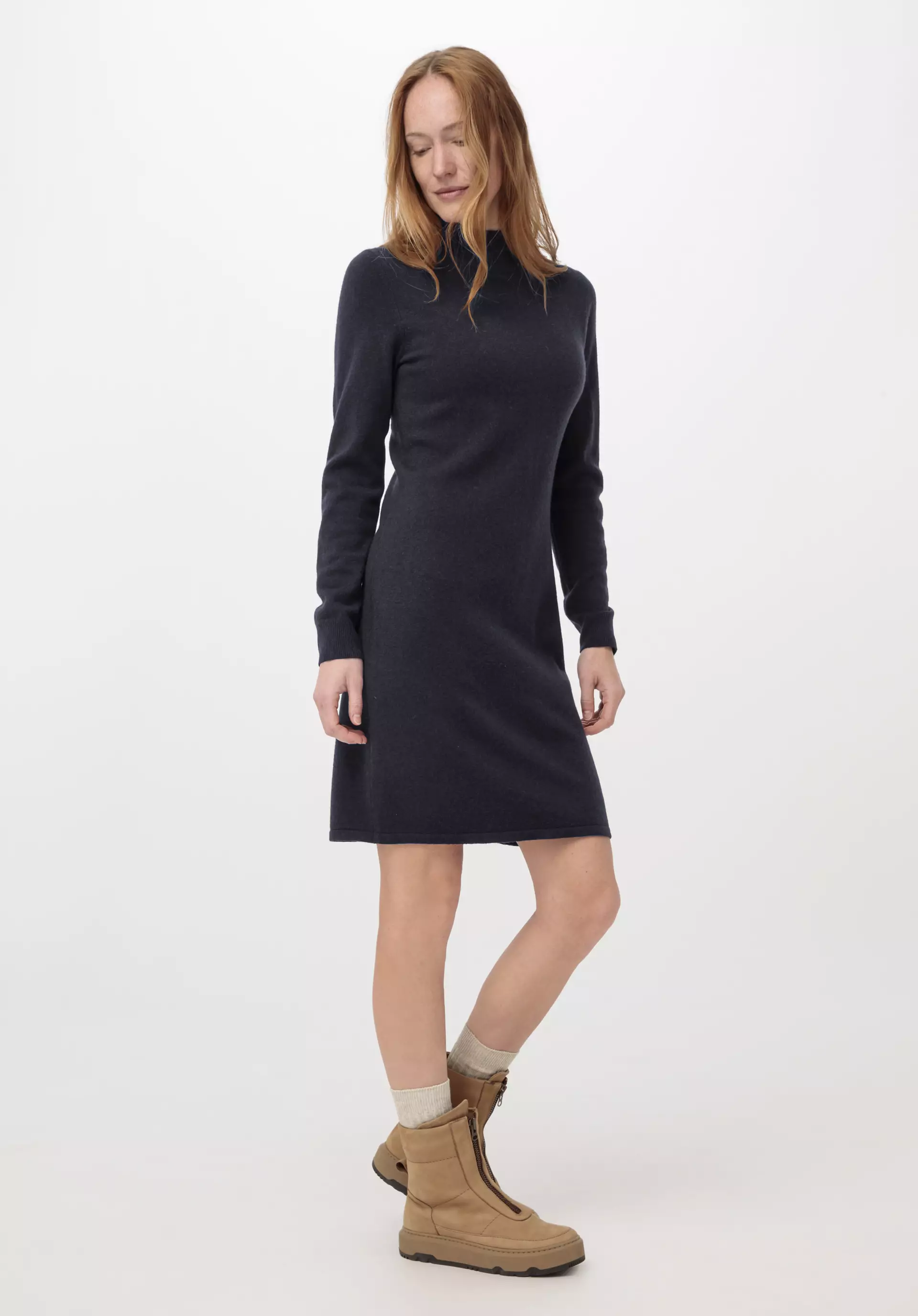 Knitted dress made from organic merino wool with cashmere - 2