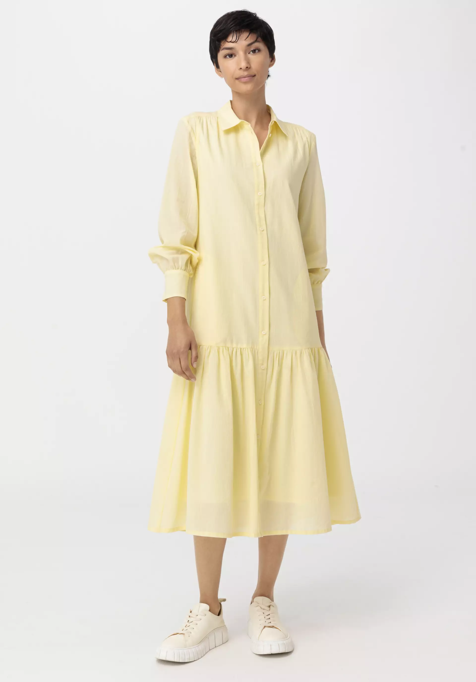 Midi dress made from pure organic cotton - 0