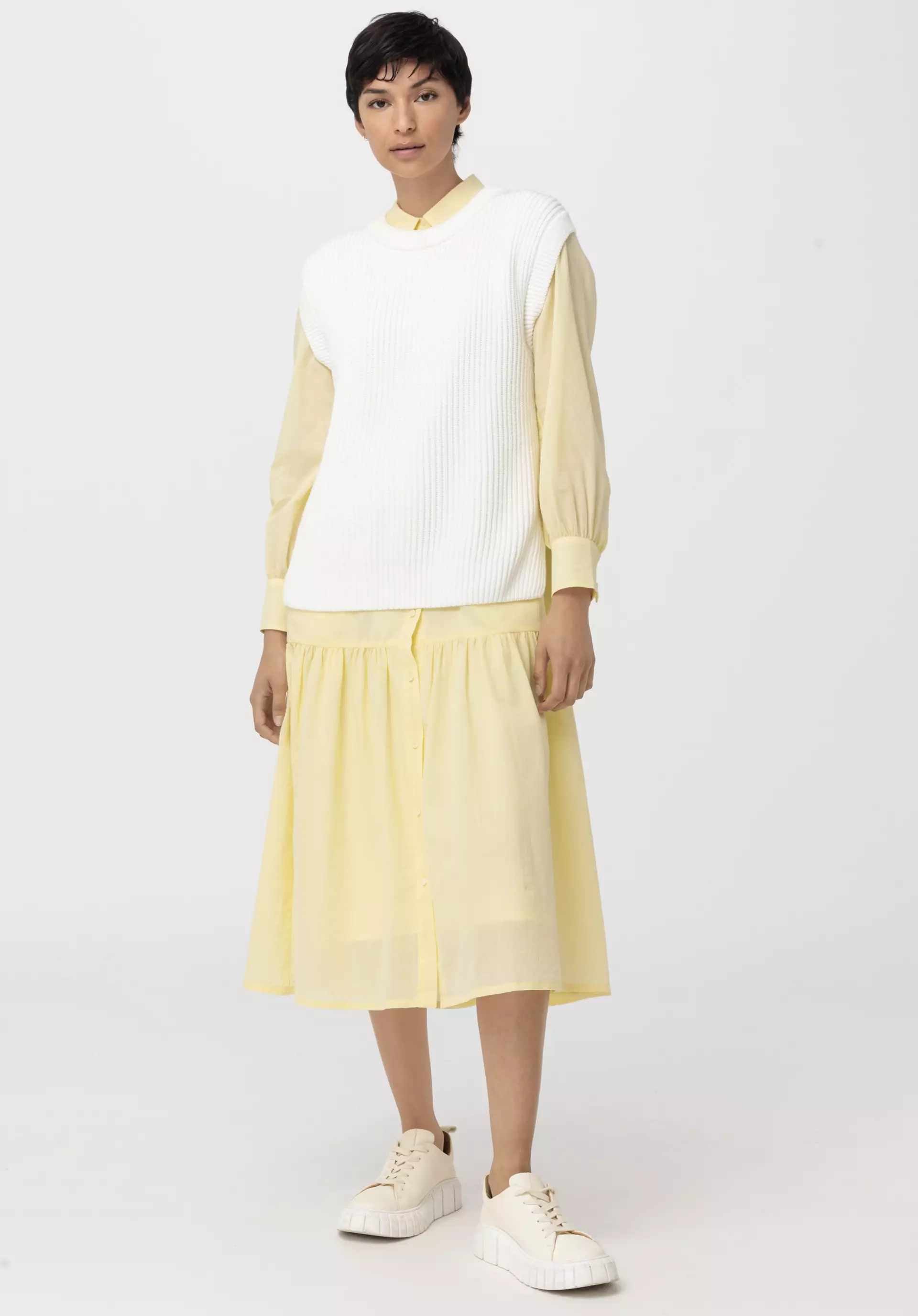 Midi dress made from pure organic cotton - 1