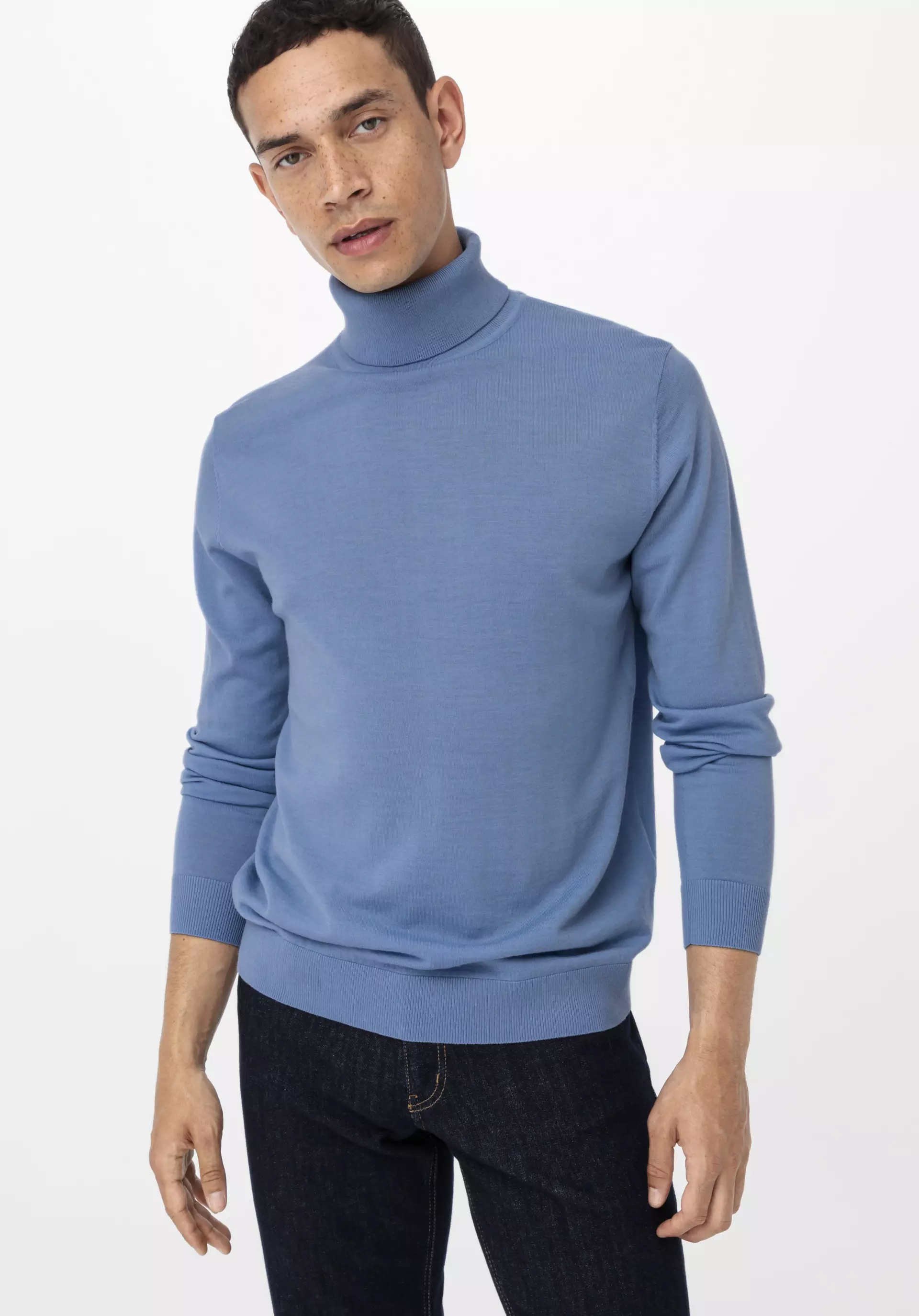 Turtleneck sweater made from pure organic merino wool - 0