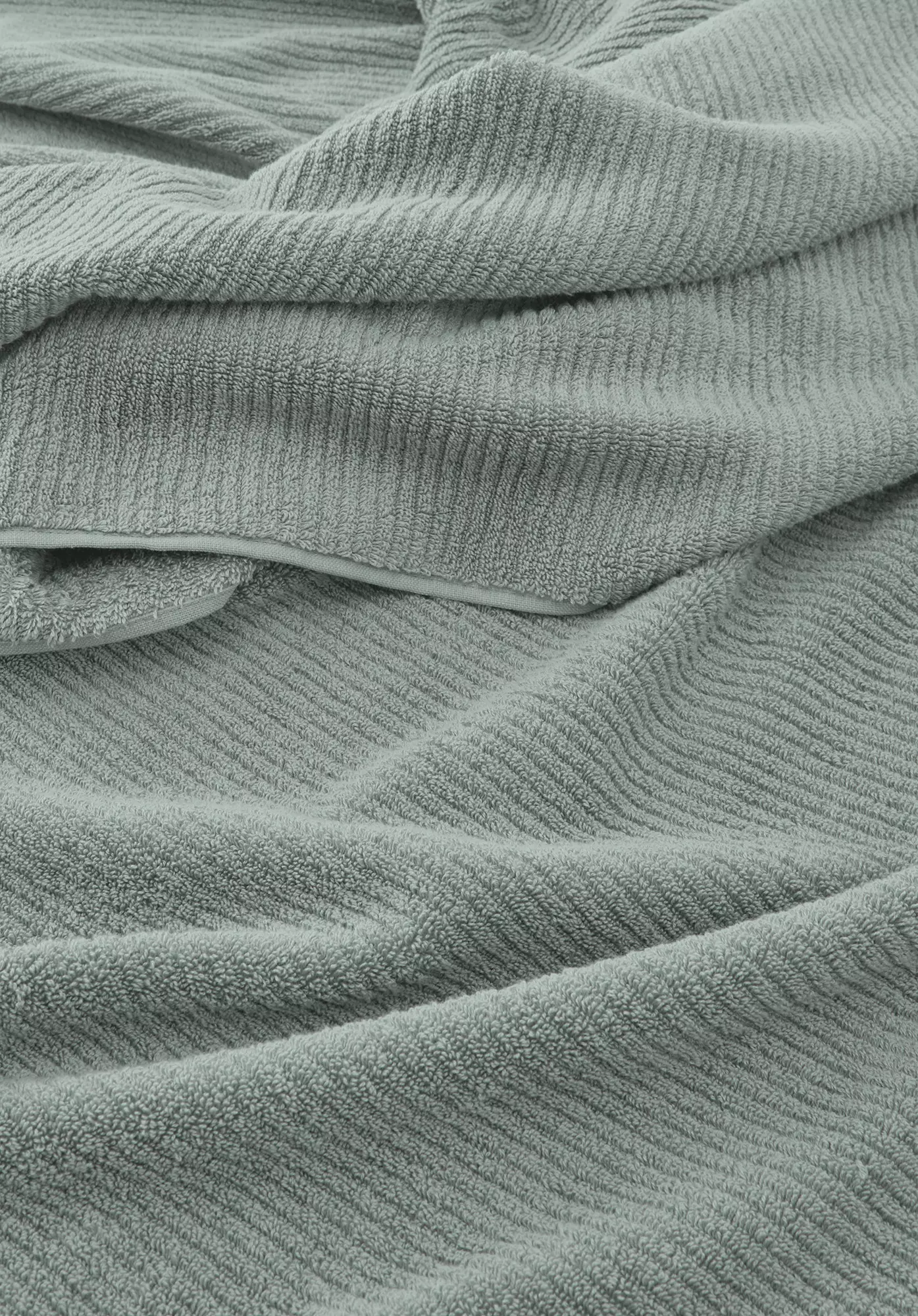 Frottee-Handtuch feiner Streifen aus reiner Bio-Baumwolle - 2