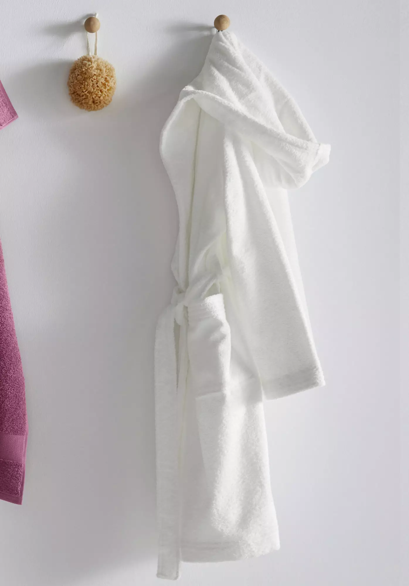 Short bathrobe made from pure organic cotton - 0