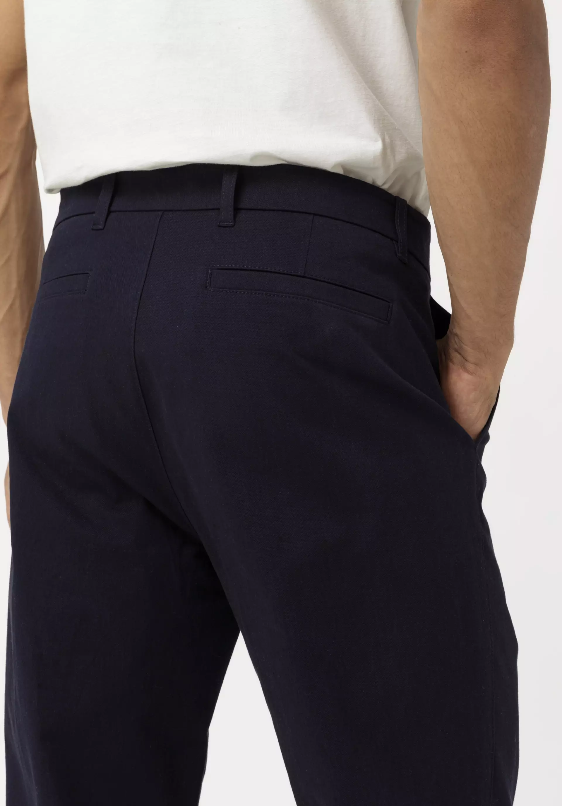 Relaxed fit trousers made from organic cotton with hemp - 3