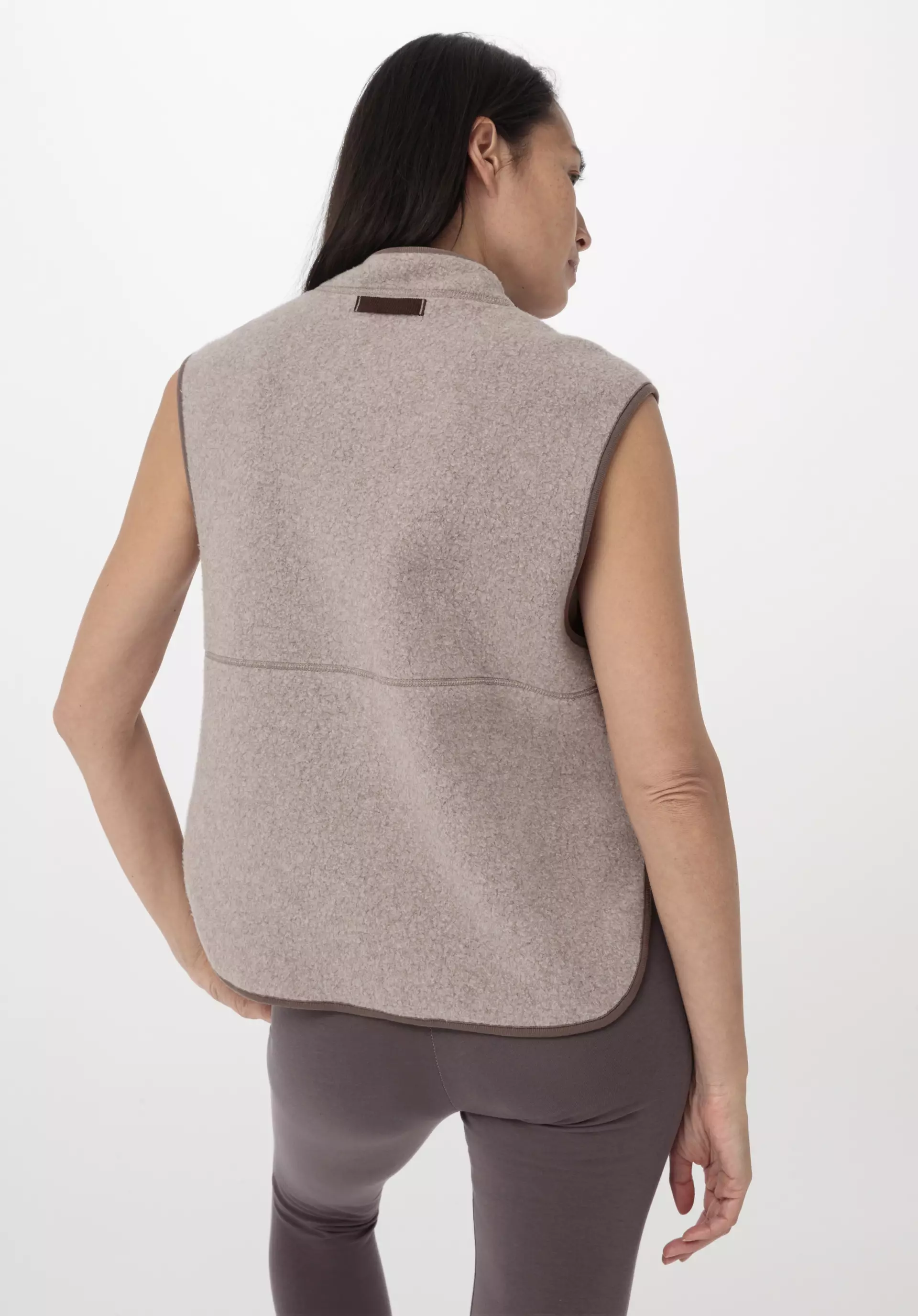 Fleece vest made from pure organic cotton - 2