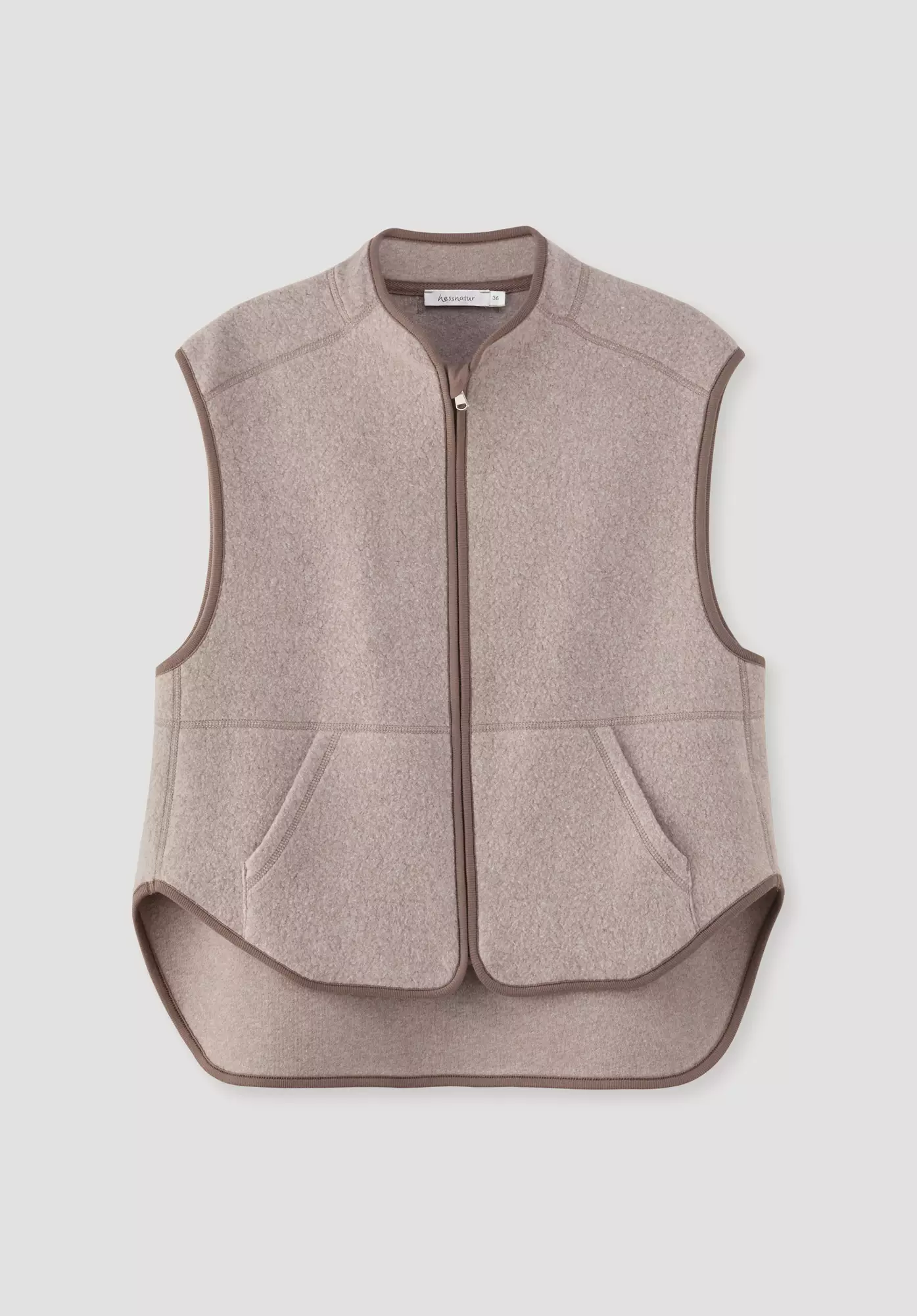 Fleece vest made from pure organic cotton - 4