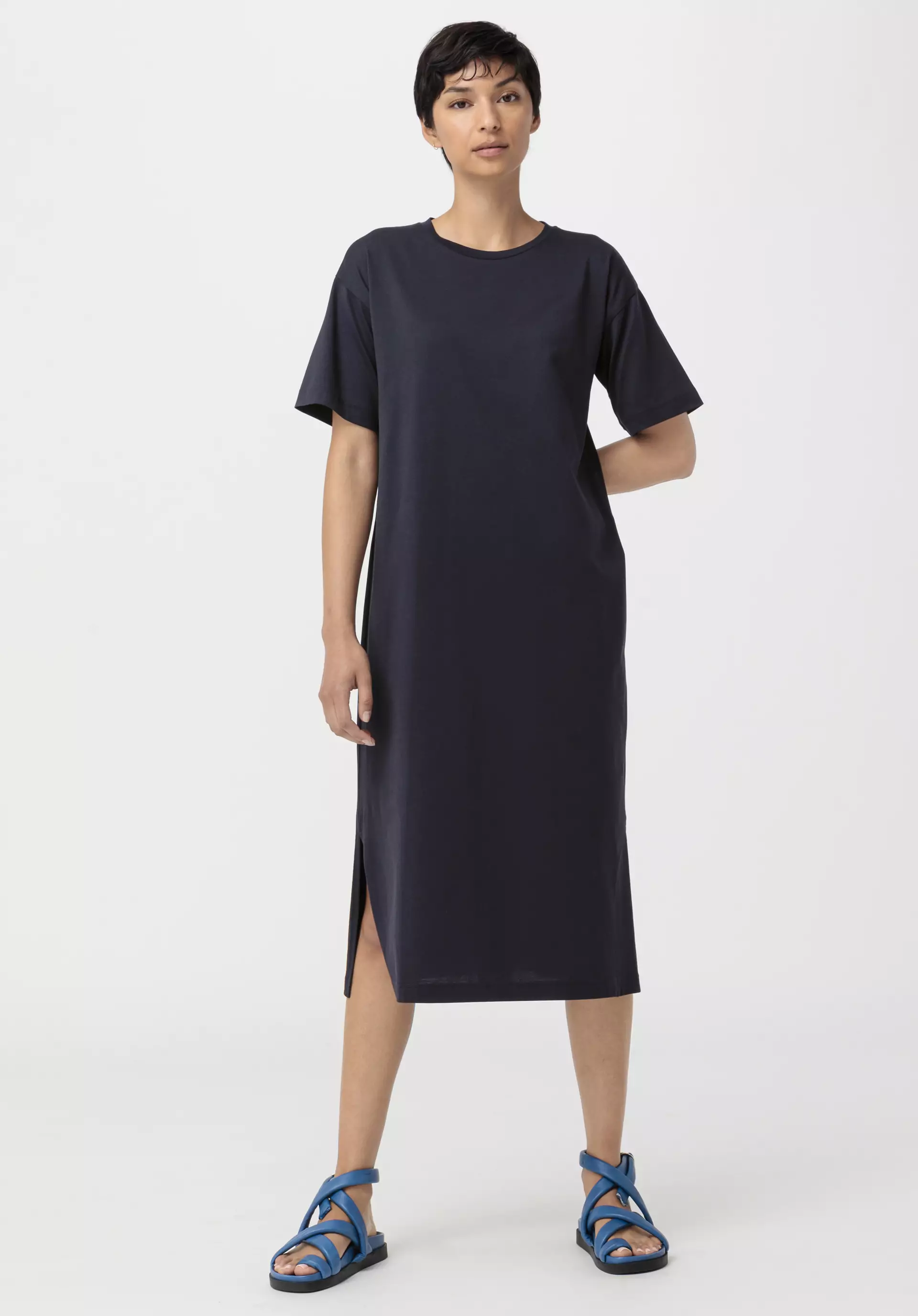 Jersey-Kleid aus reiner Bio-Baumwolle - 0