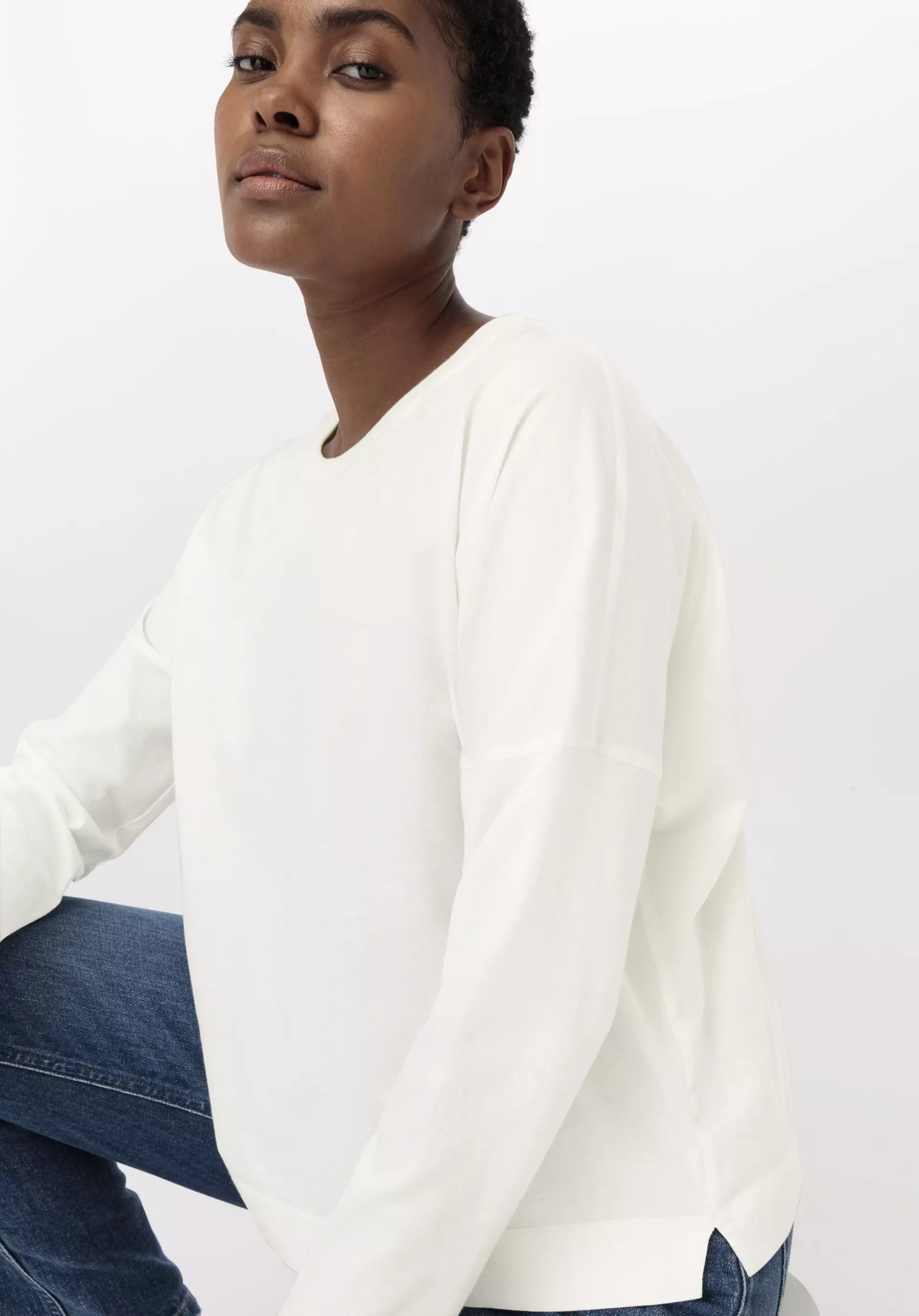 Long-sleeved shirt made from pure organic cotton - 0
