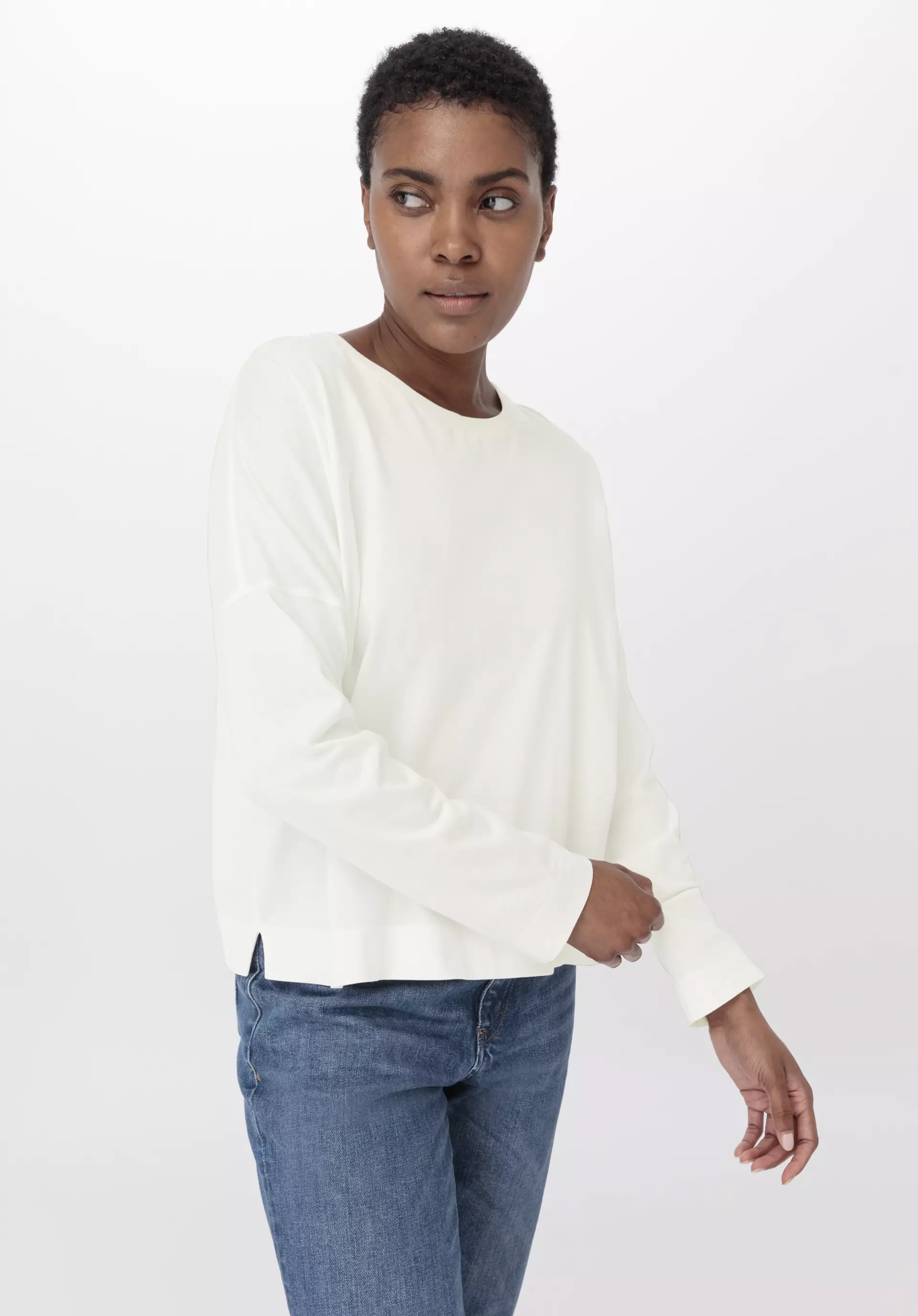 Long-sleeved shirt made from pure organic cotton - 1